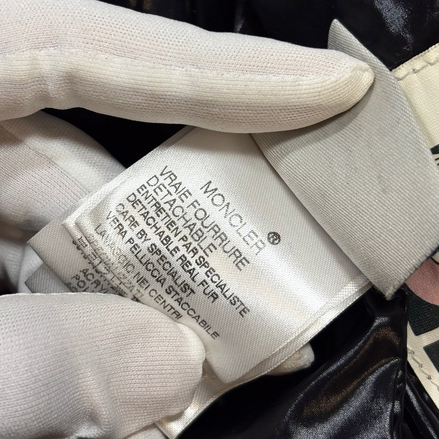 Moncler giubotto nero lucido 3 L