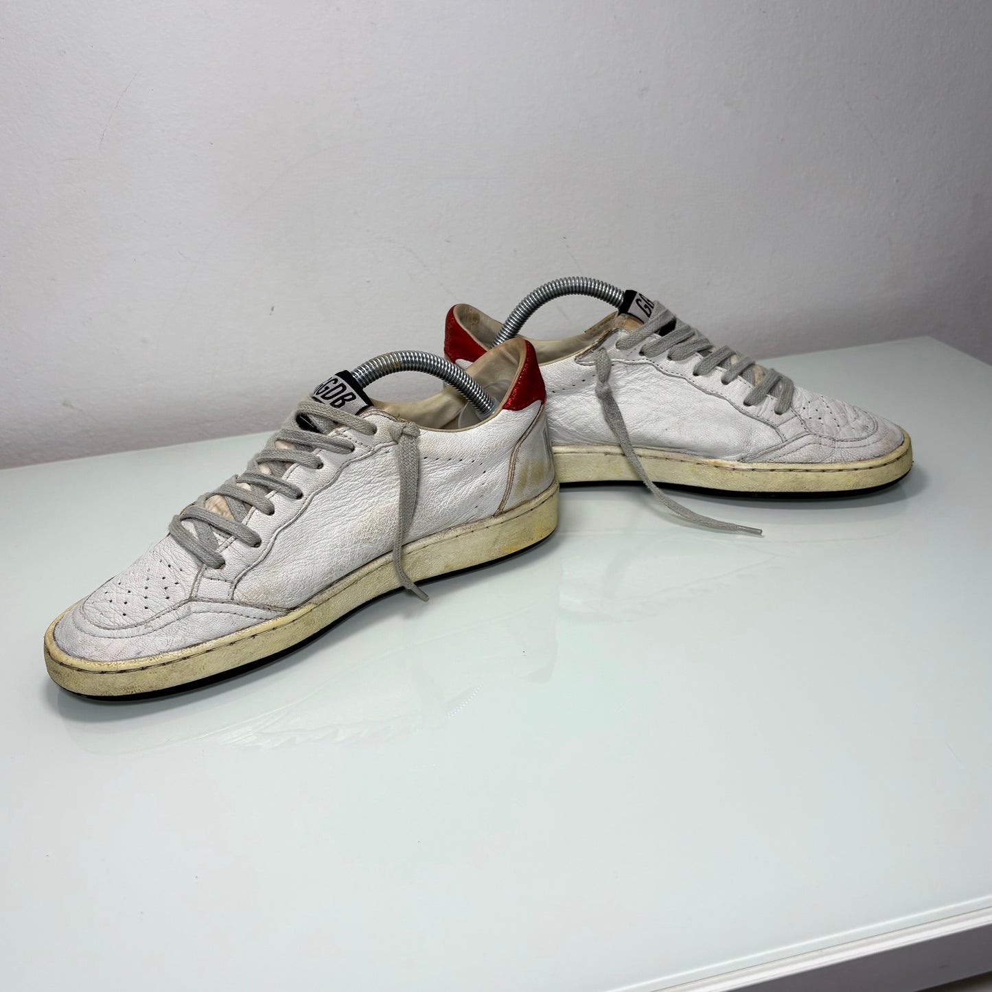 Golden goose Ballstar bianche e tallone rosso 37