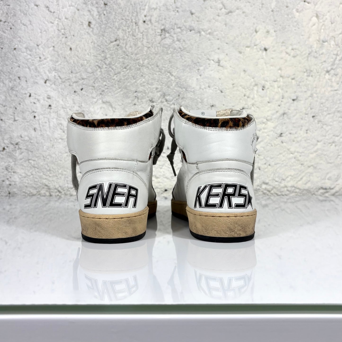 Golden goose Sky star bianche con stella maculata in cavallino 39