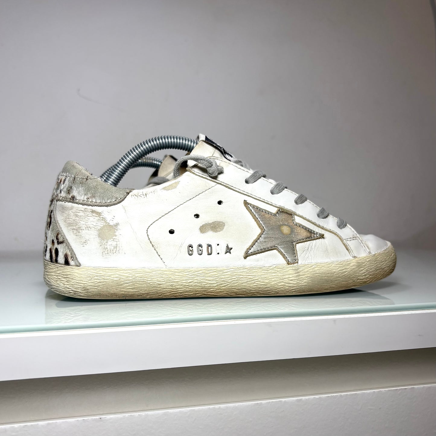 Golden goose Superstar Bianco e Rosa 38