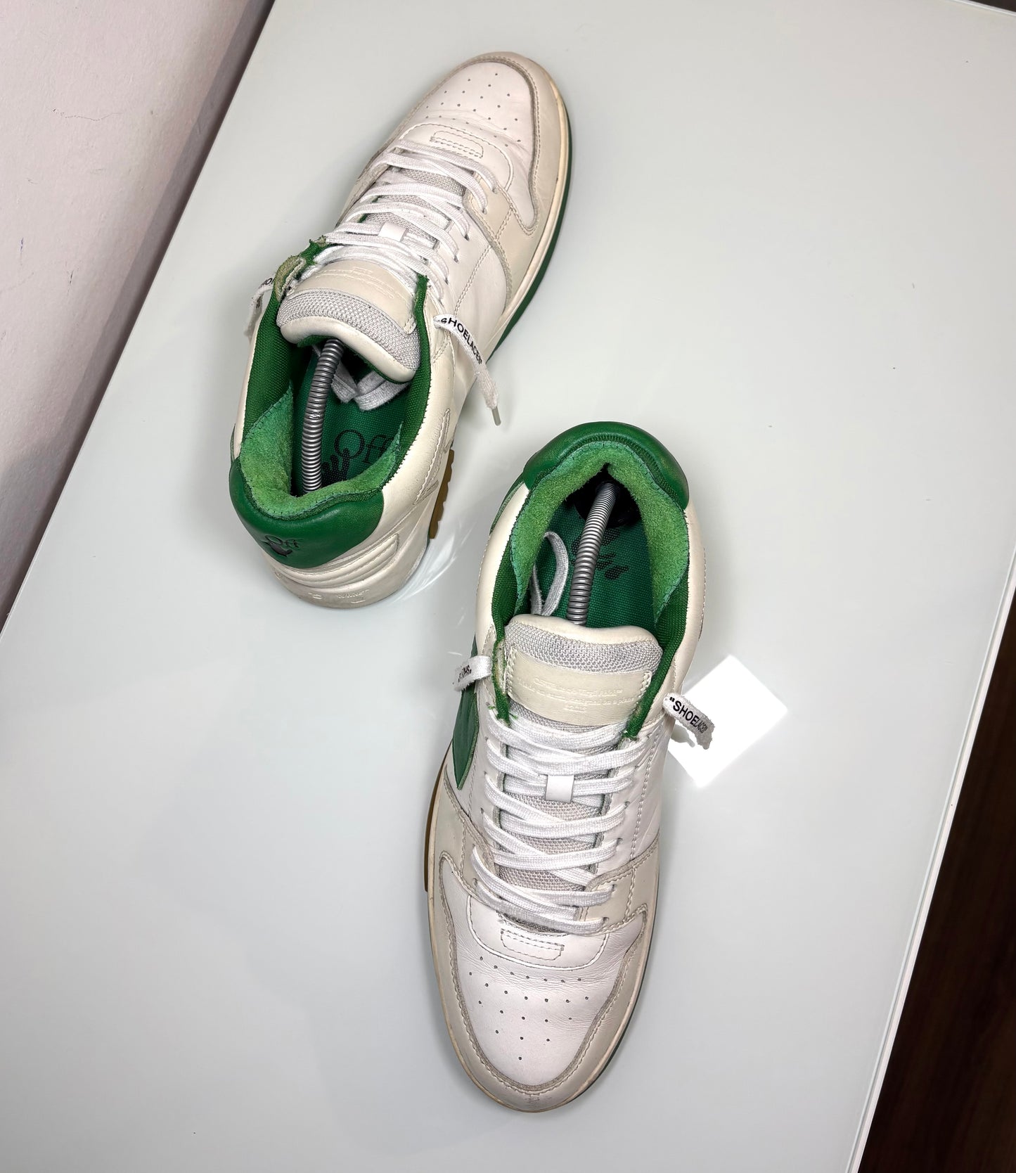 Off white Out of Office bianche e verdi 43