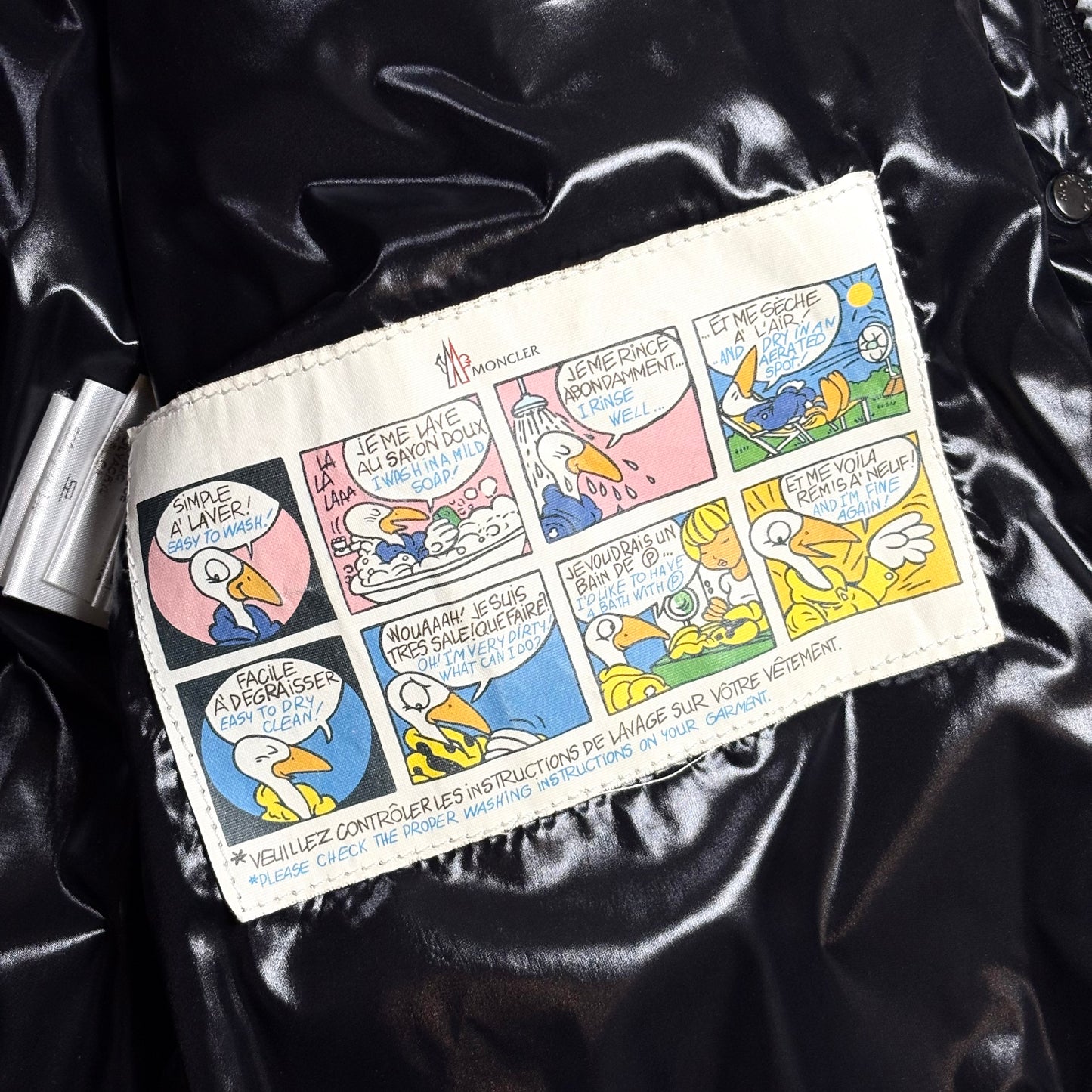 Moncler giubotto nero lucido 3 L