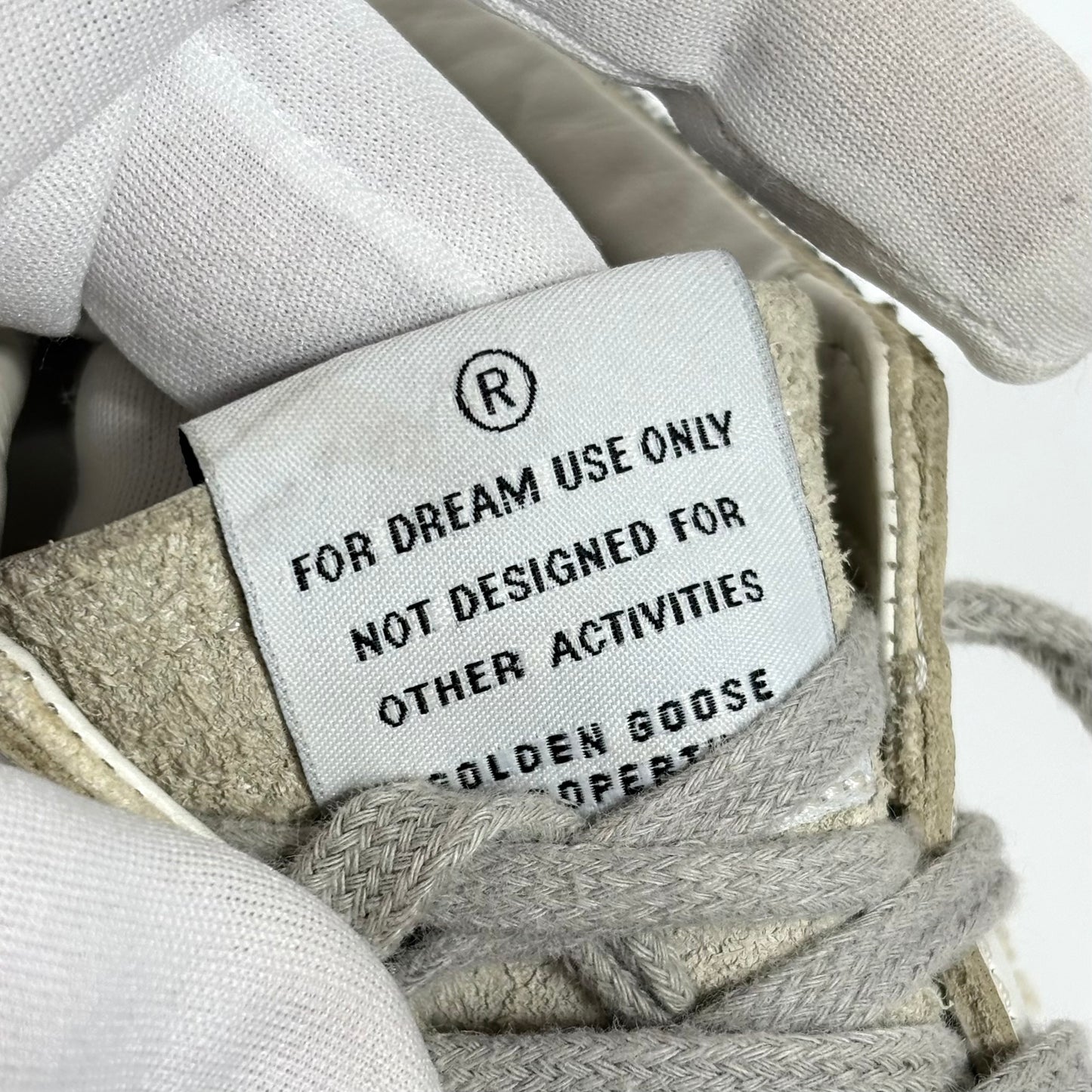 Golden goose Midstar “inverse” beige e bianche 38