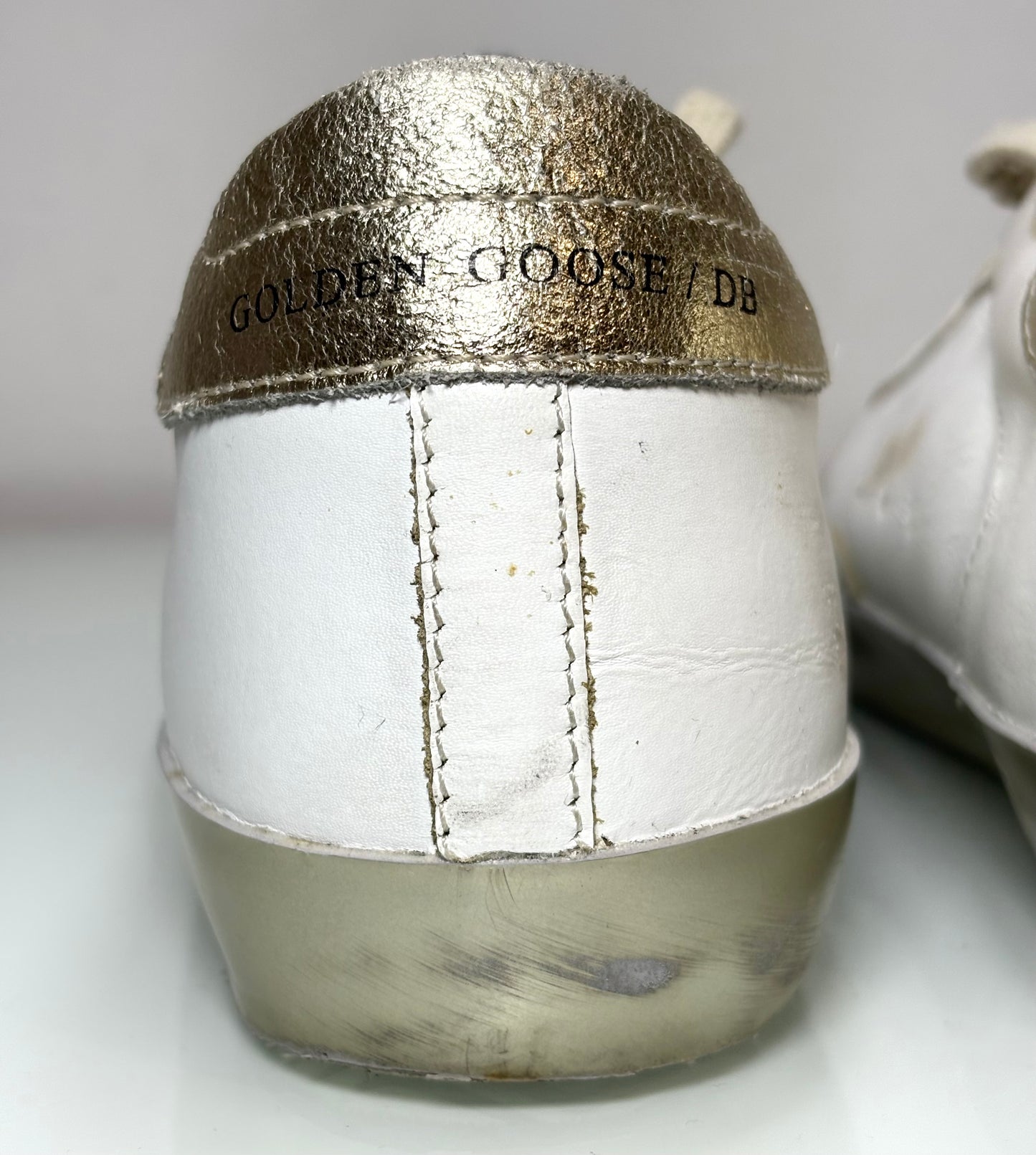 Golden goose Superstar bianche e oro 38