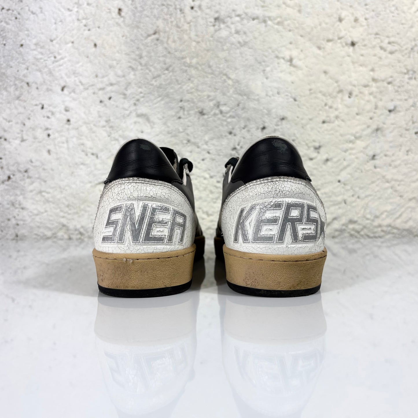 Golden goose Ballstar grigio antracite e bianco 43
