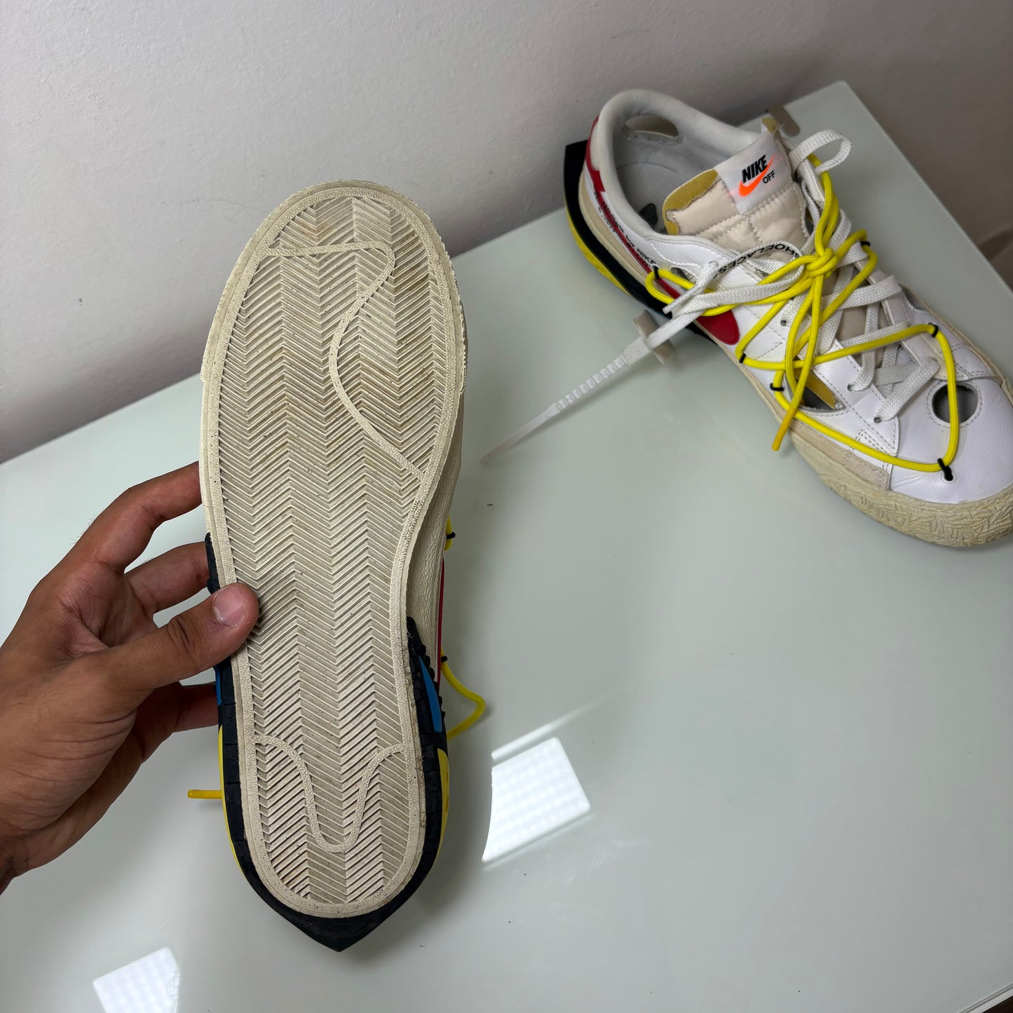 Nike blazer low x Off white university 45,5