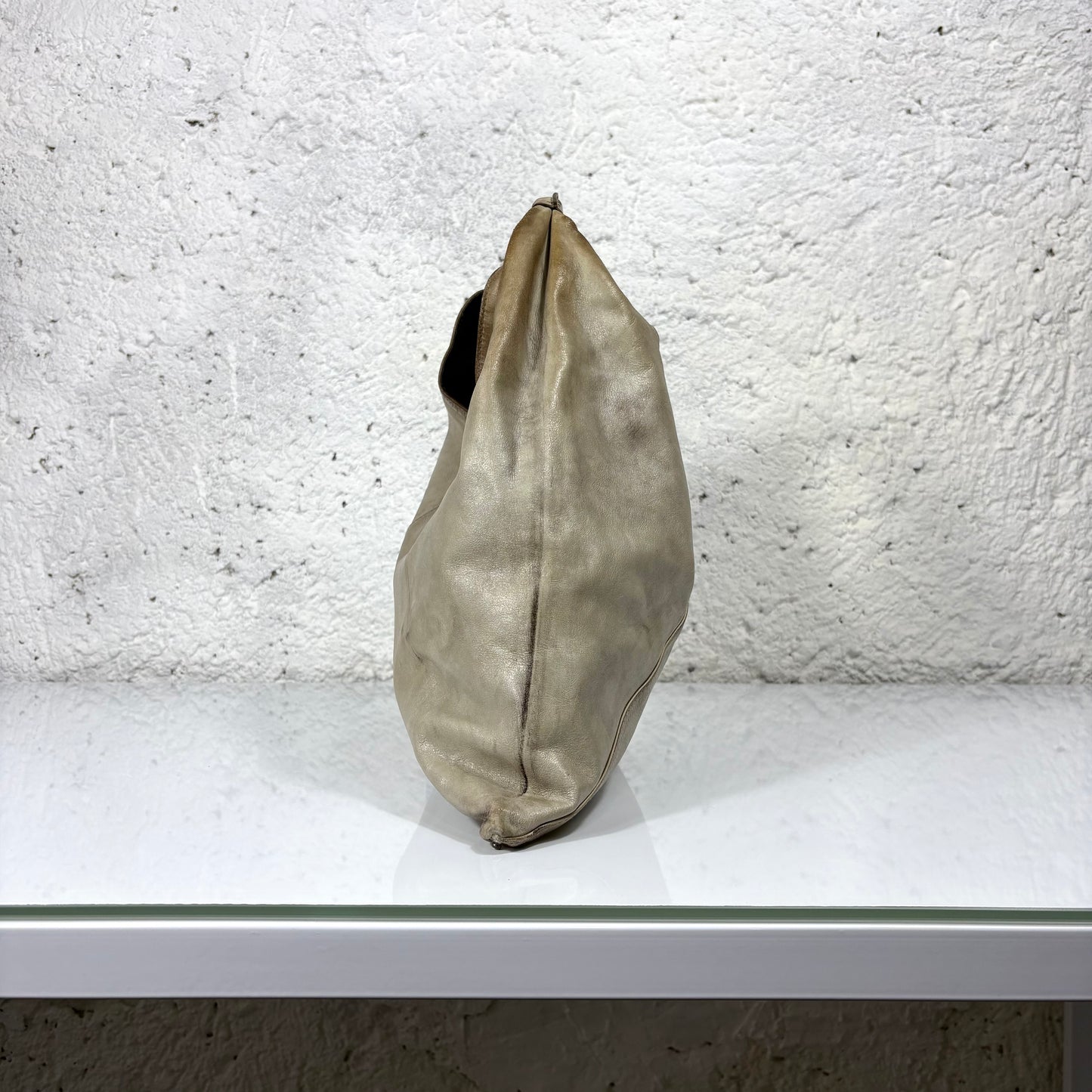 Maison Margiela MM6 Japanese Tote in pelle beige