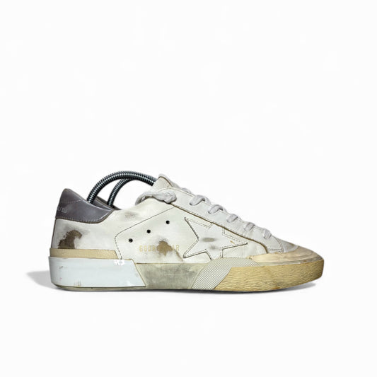 Golden goose Penstar bianche tallone grigio 38