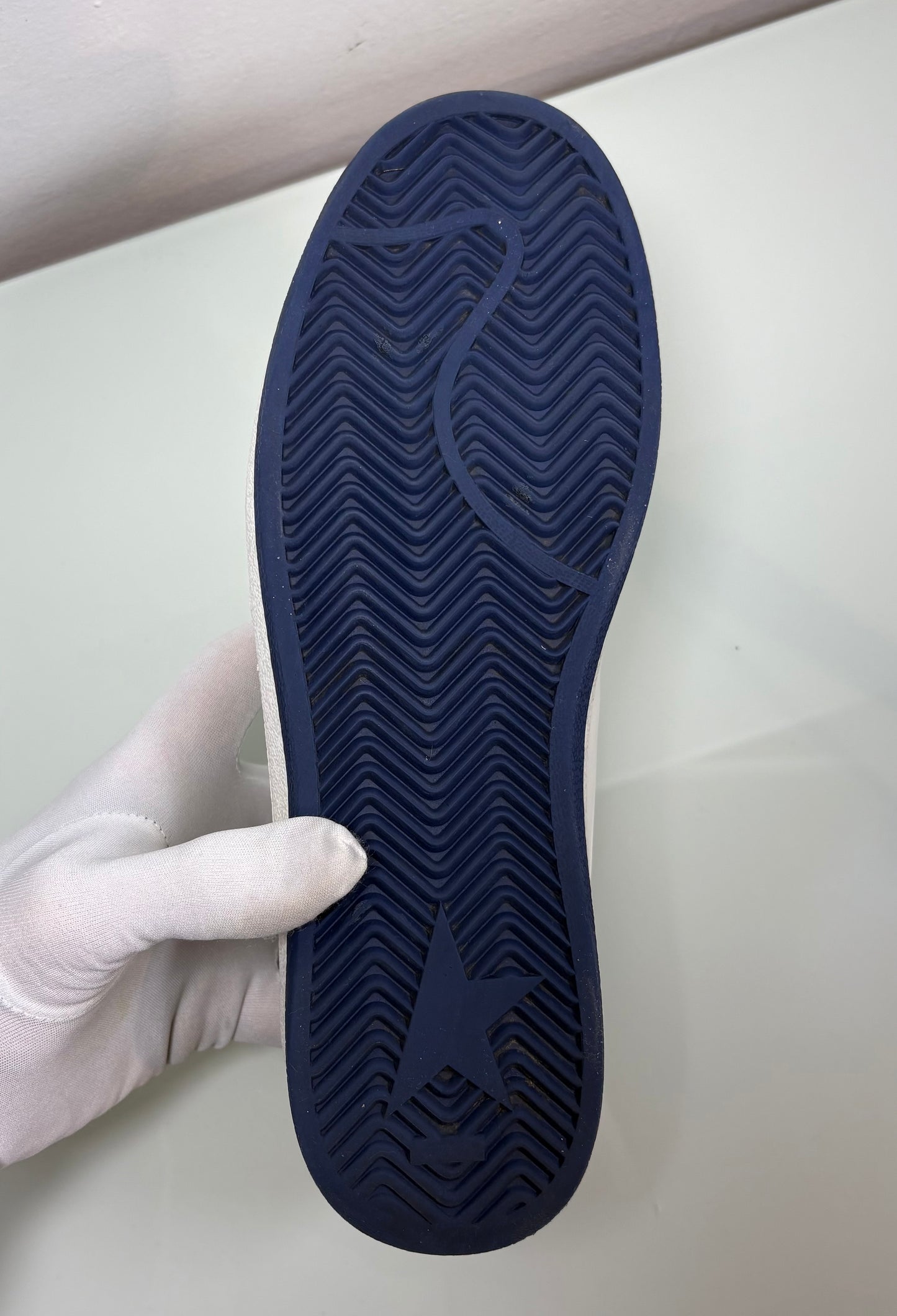 Golden goose ballstar bianco blu e rosso 40