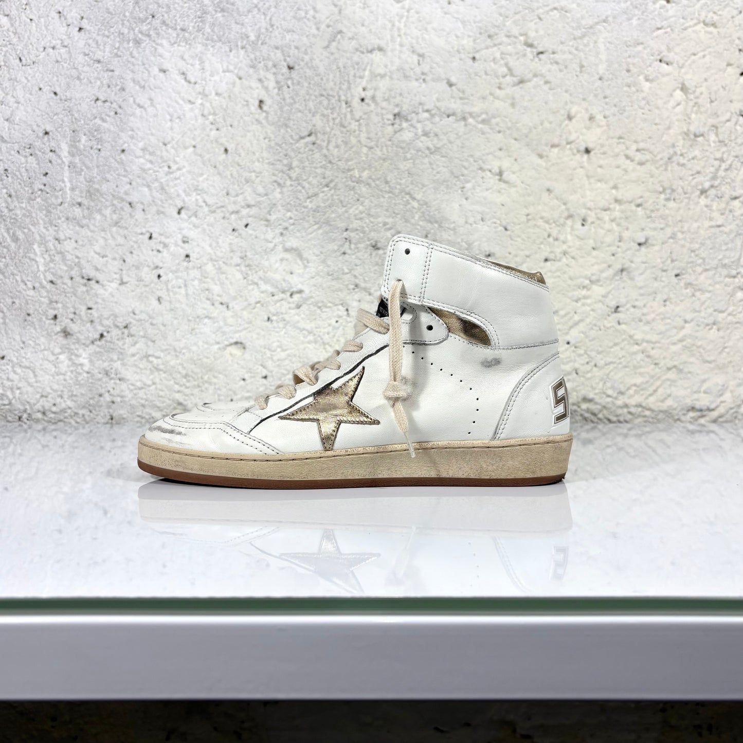 Golden goose Sky star bianche e oro 41