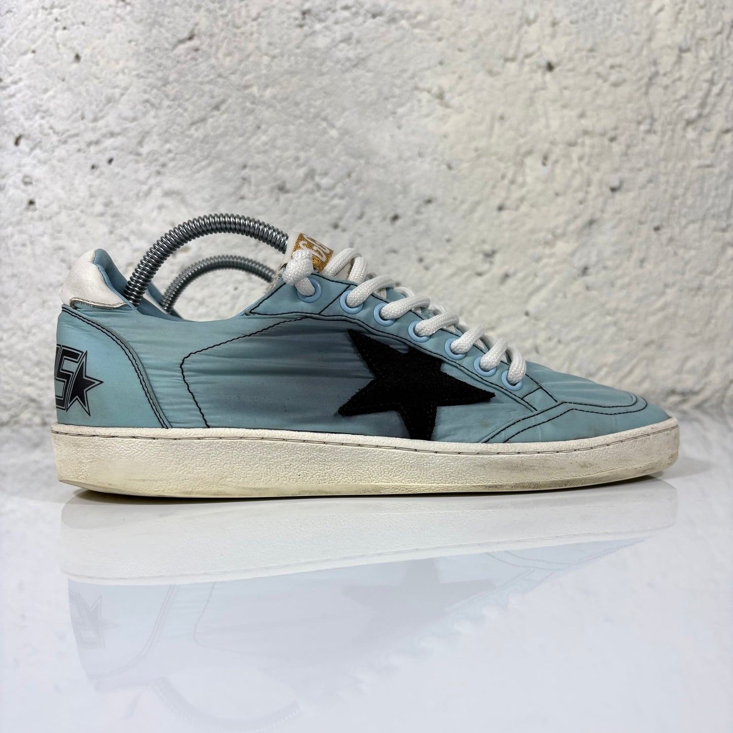Golden goose Ballstar azzurre in tela 39