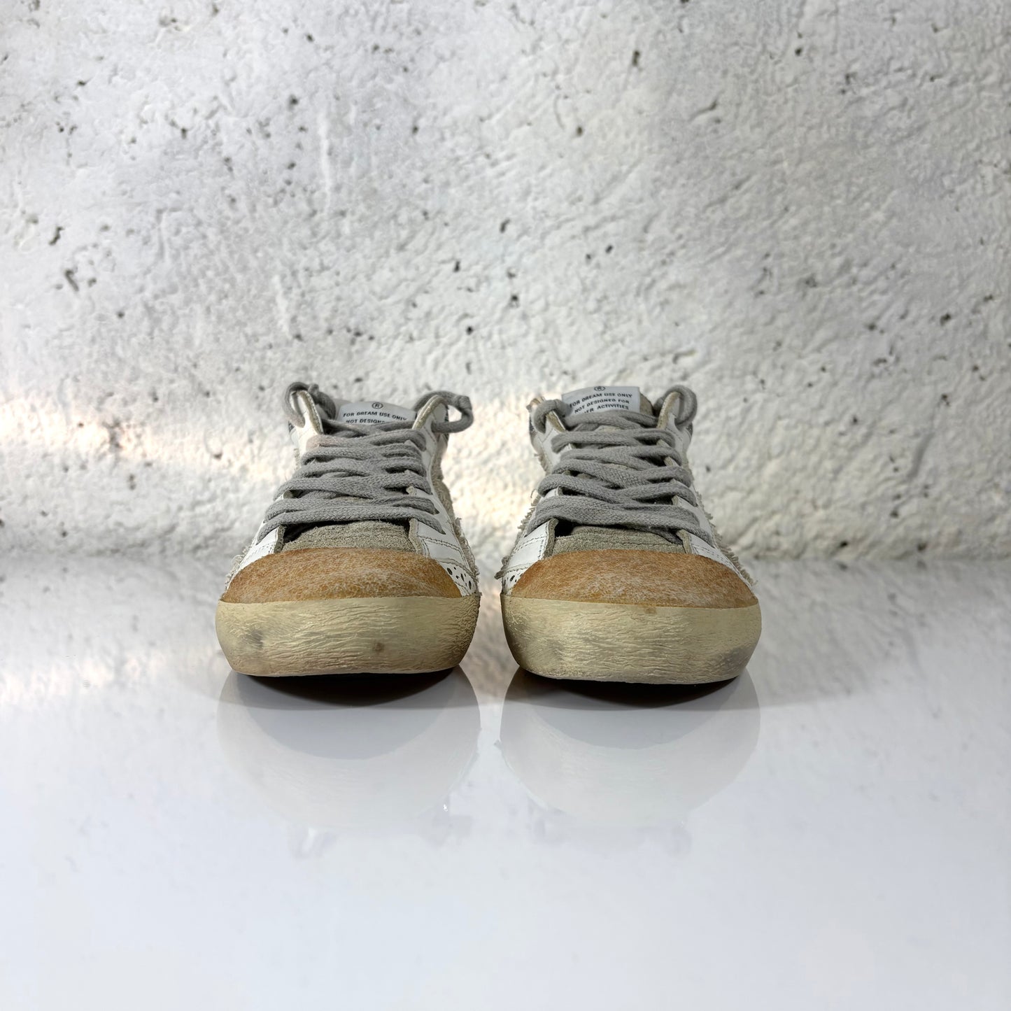 Golden goose Midstar “inverse” beige e bianche 38