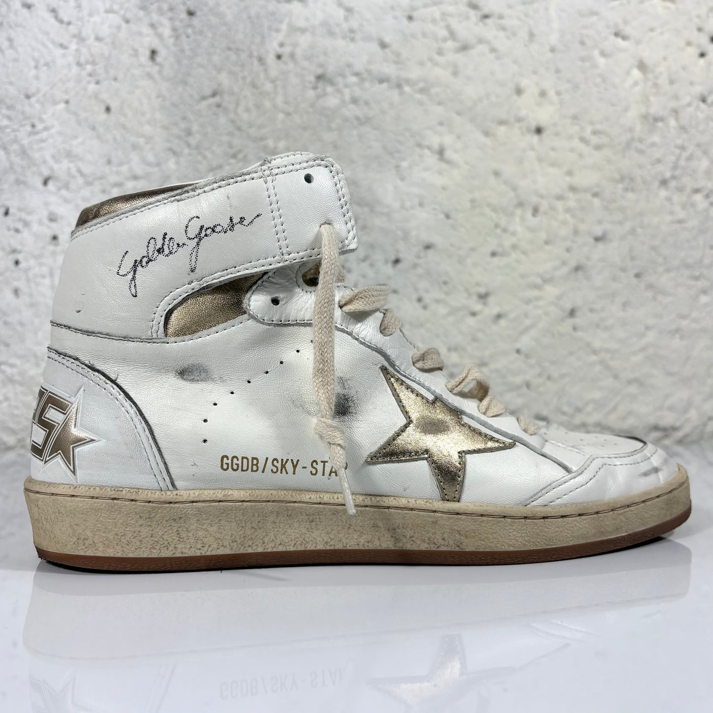 Golden goose Sky star bianche e oro 41