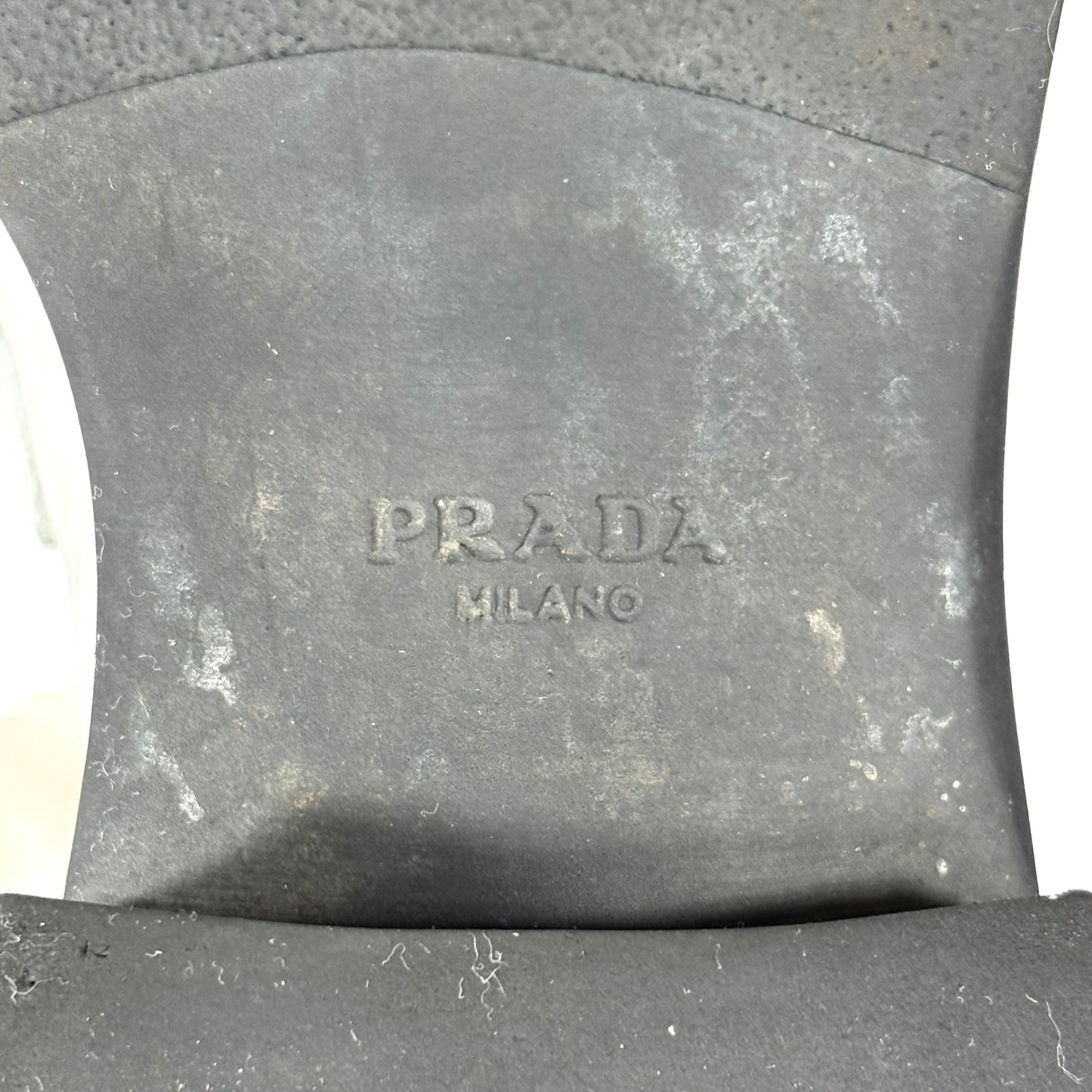 Mocassini Prada chocolate Argento 37