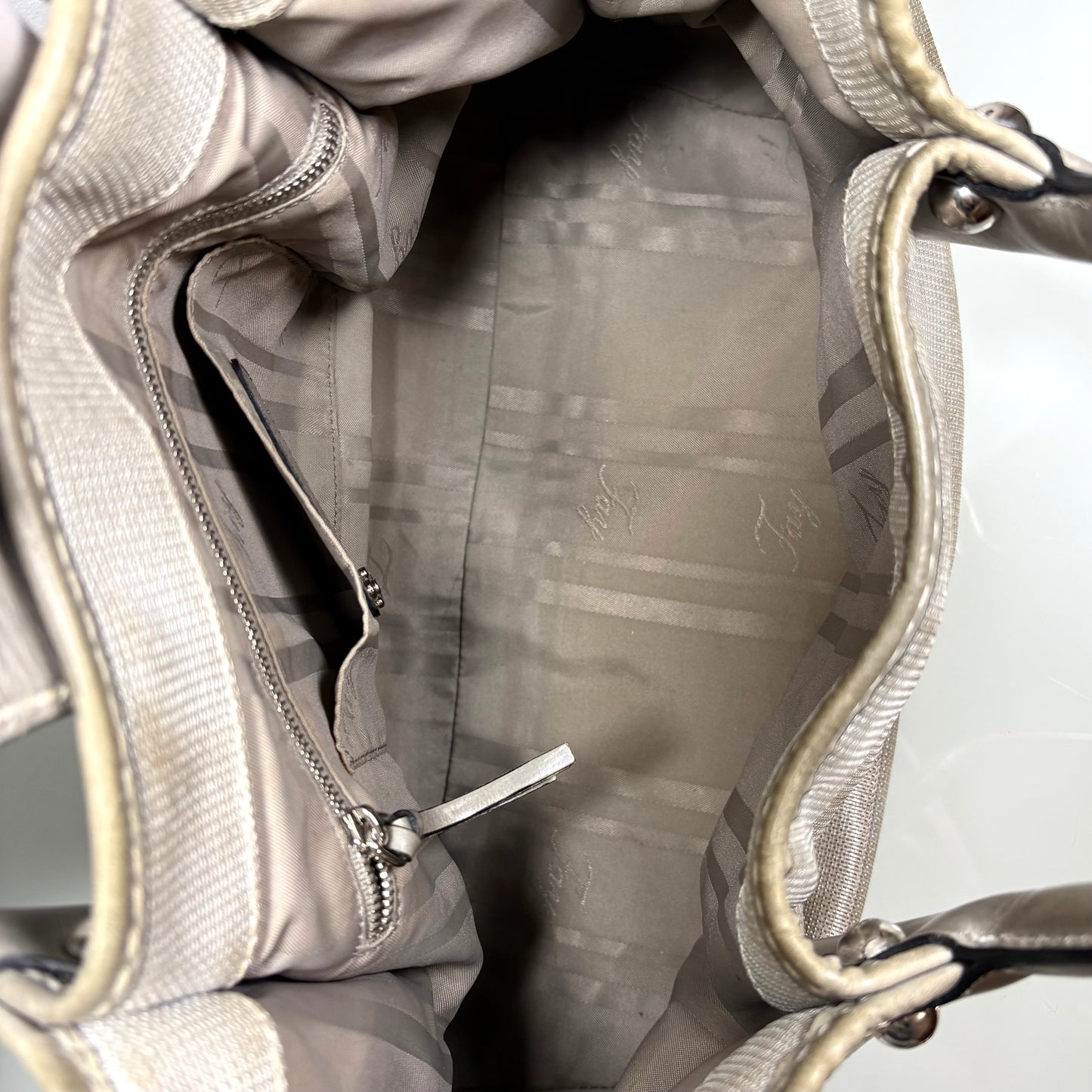 Borsa Fay grigio perla