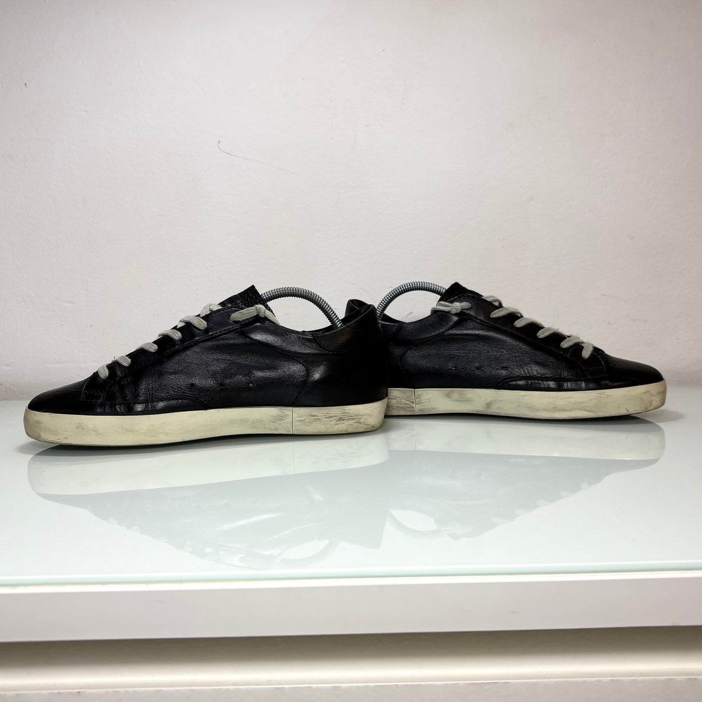 Golden goose Superstar nere e brillantini stella 39