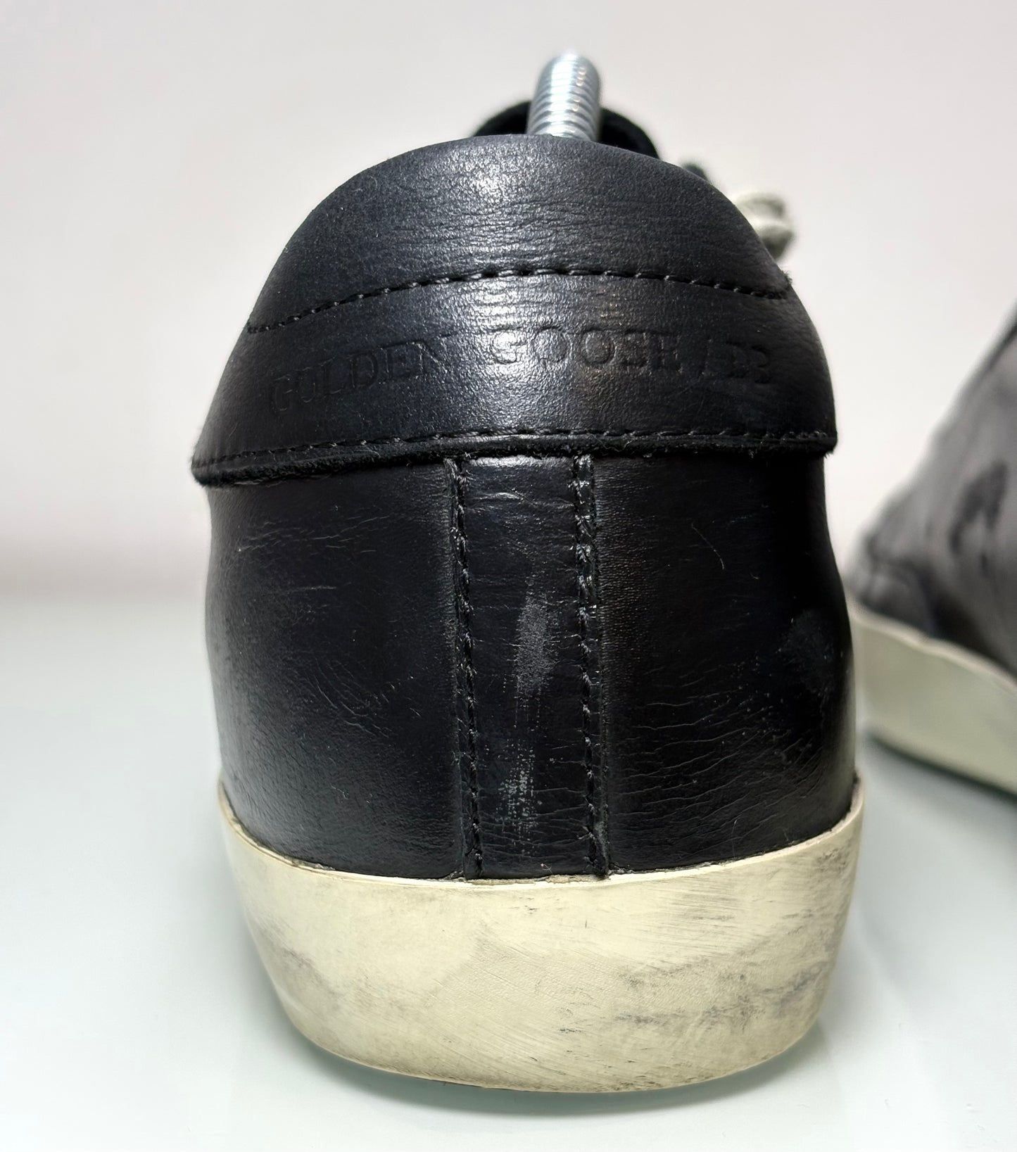 Golden goose Superstar nere e brillantini stella 39