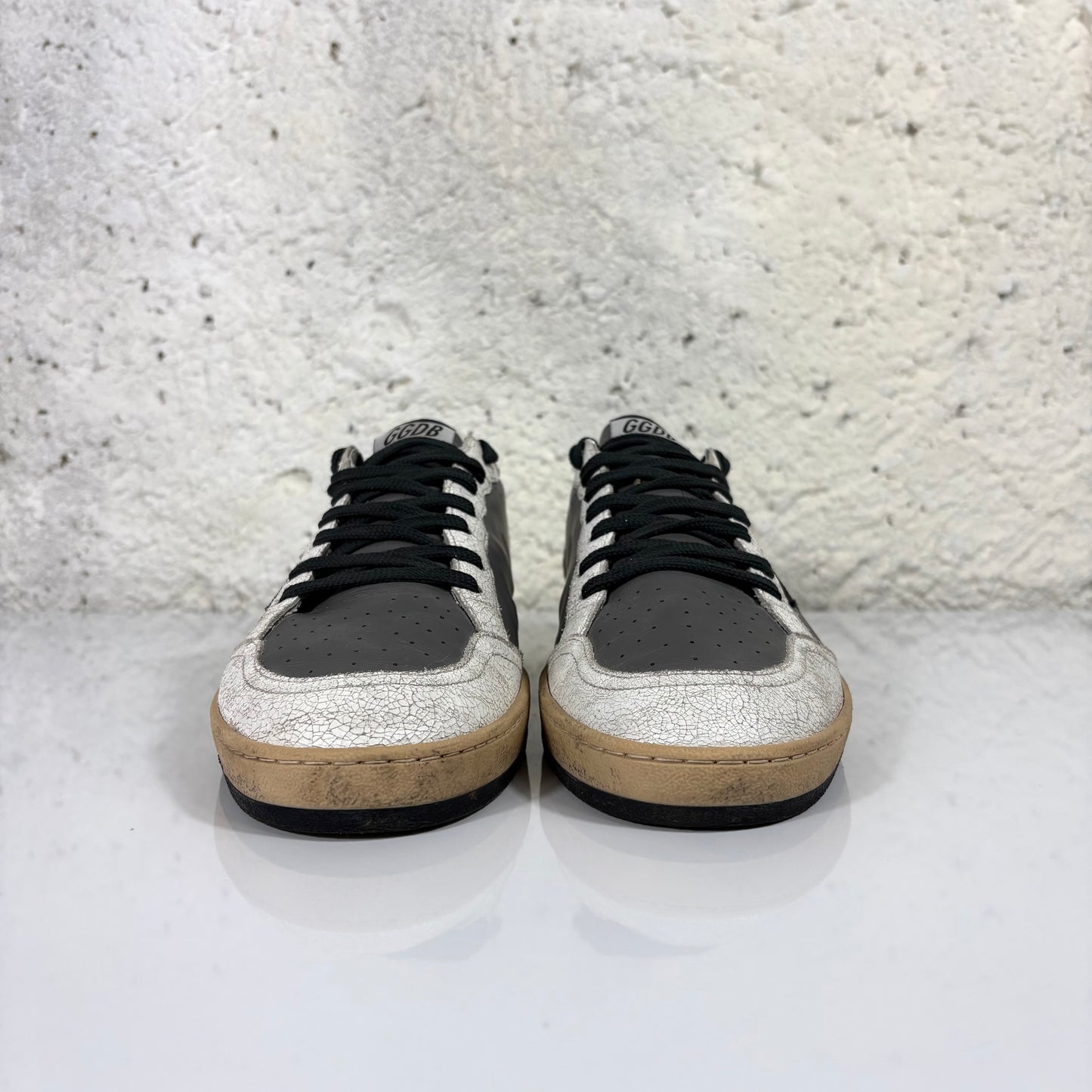Golden goose Ballstar grigio antracite e bianco 43