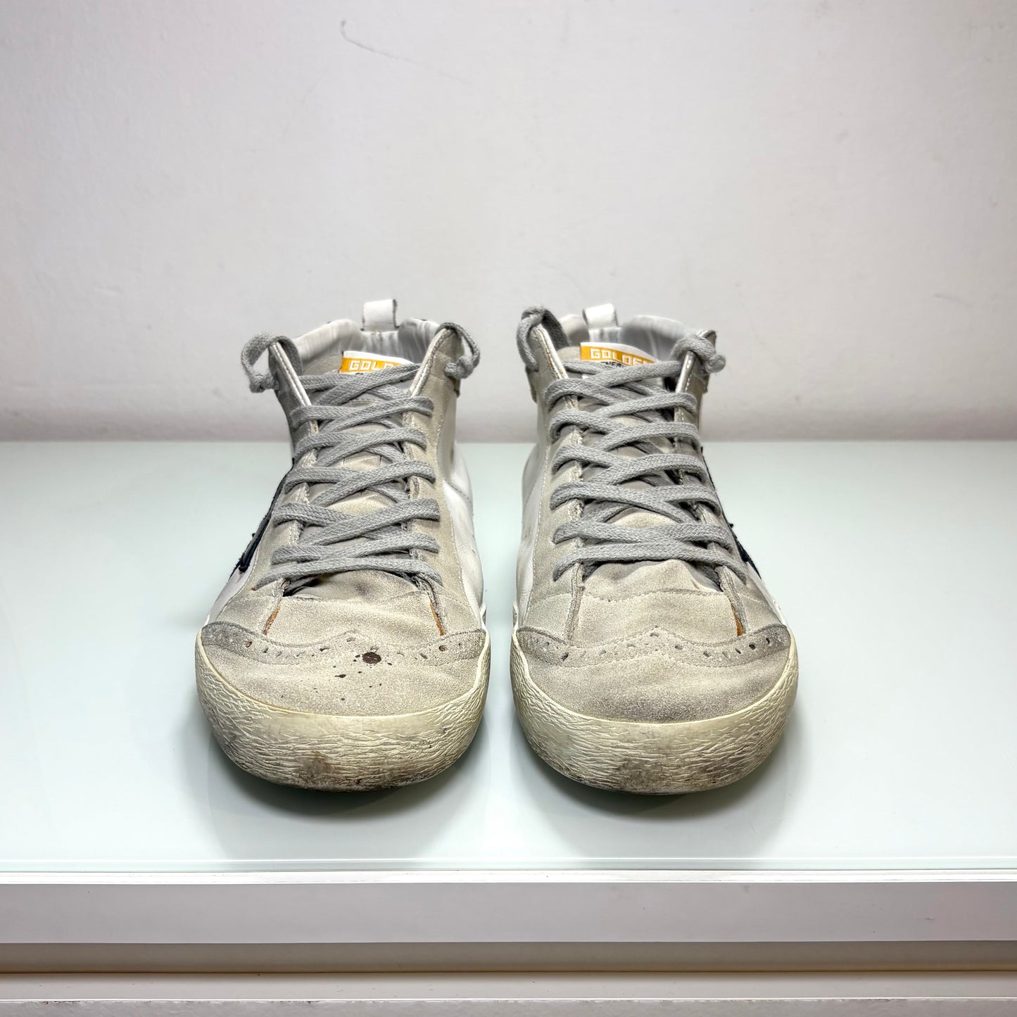 Golden goose Midstar grigie e bianche 44