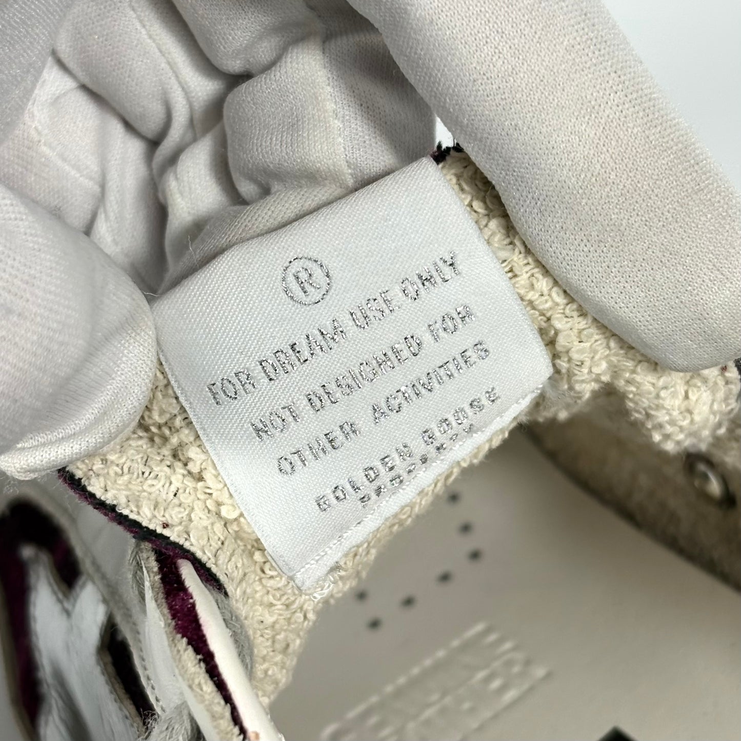 Golden goose Superstar Bordeaux in velluto 36