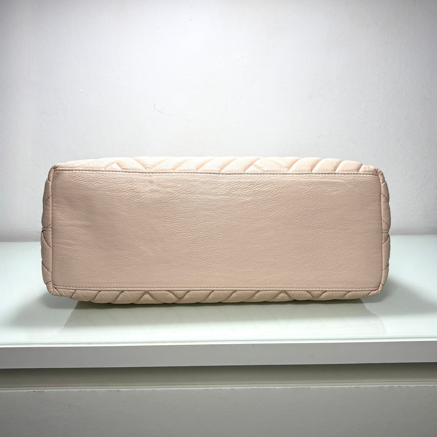 Armani Exchange Shopping bag nude