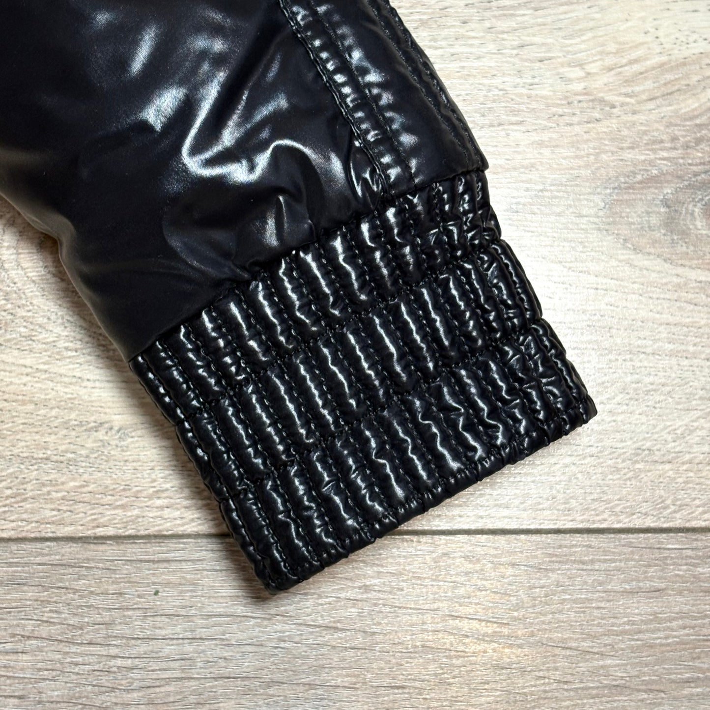 Moncler giubotto nero lucido 3 L