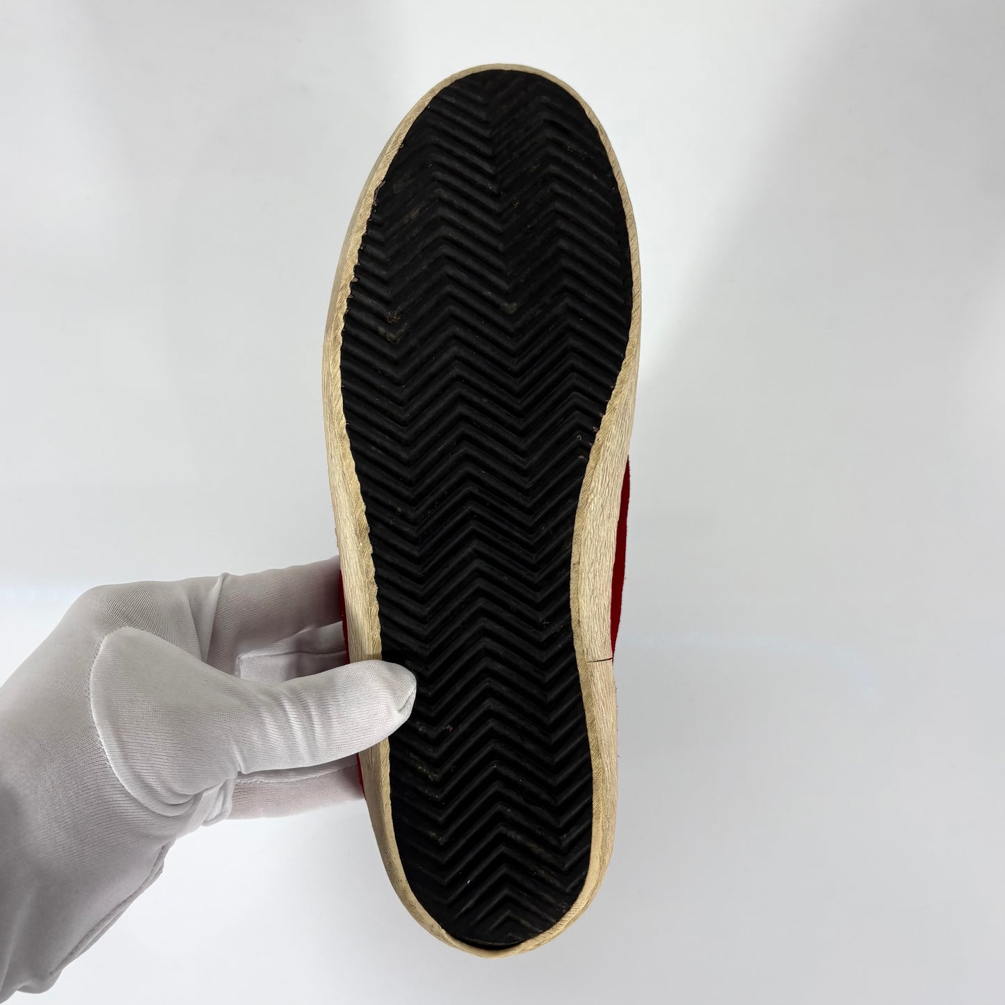 Golden goose Superstar in tessuto rosso 39