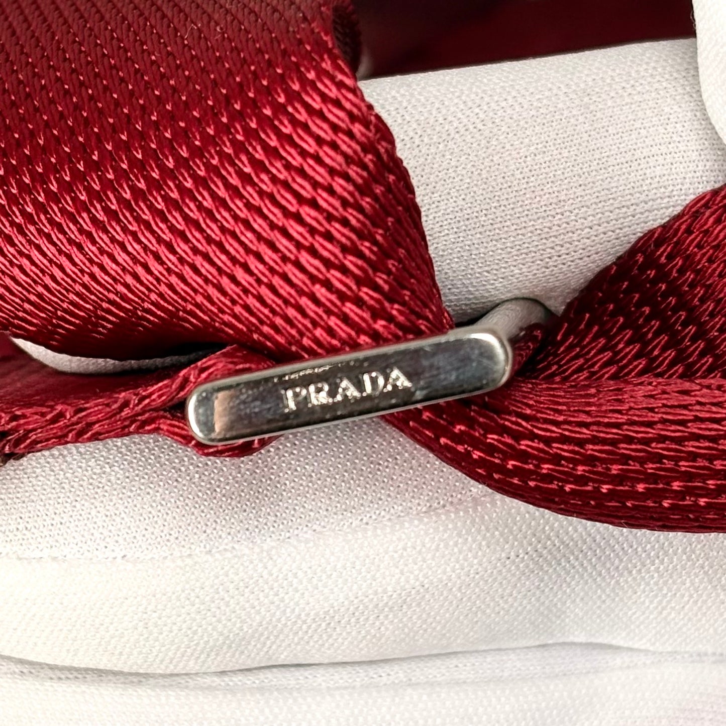 Prada Re-Nylon Crossbody sintetico rosso