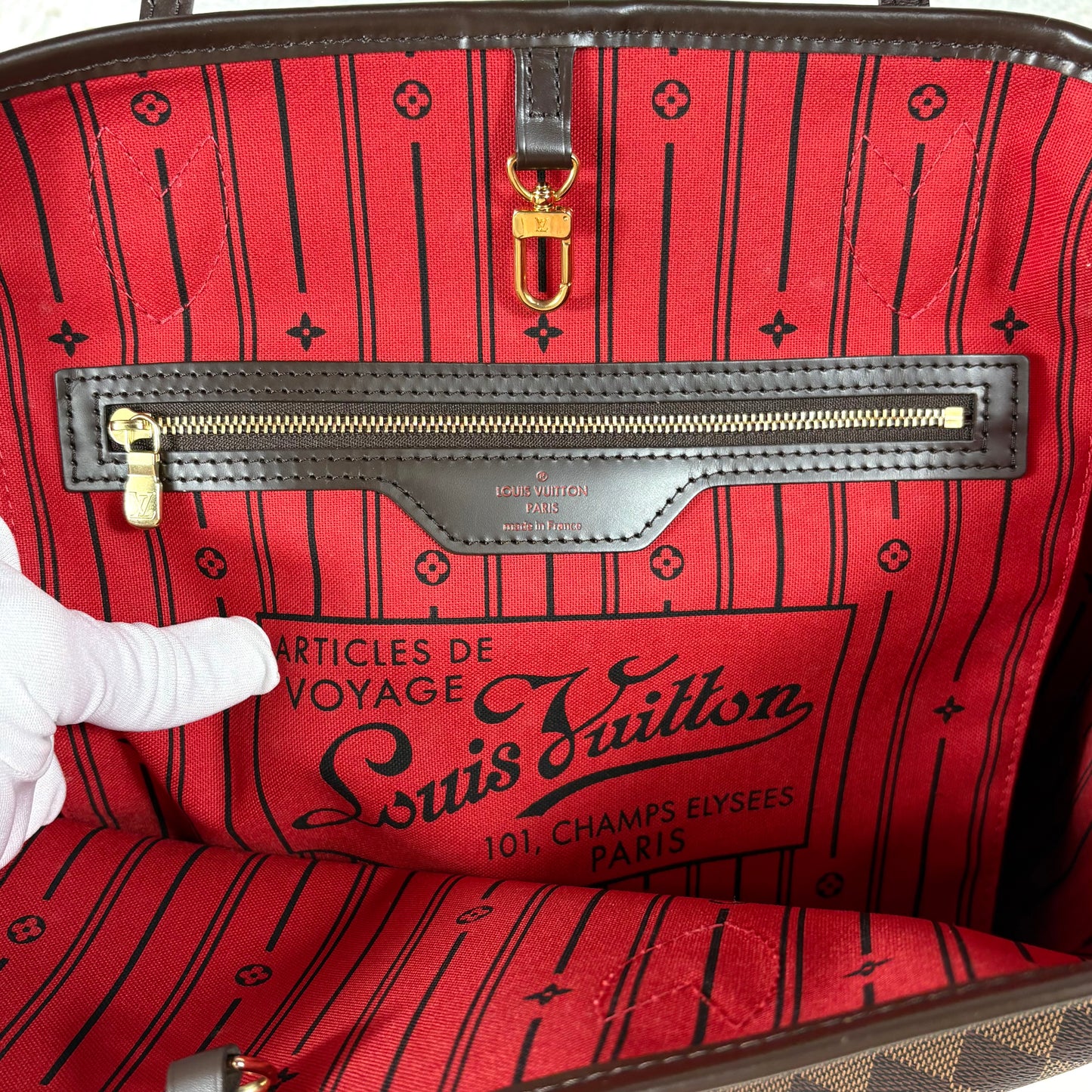 Louis Vuitton Neverfull MM DAMIER ÉBÈNE