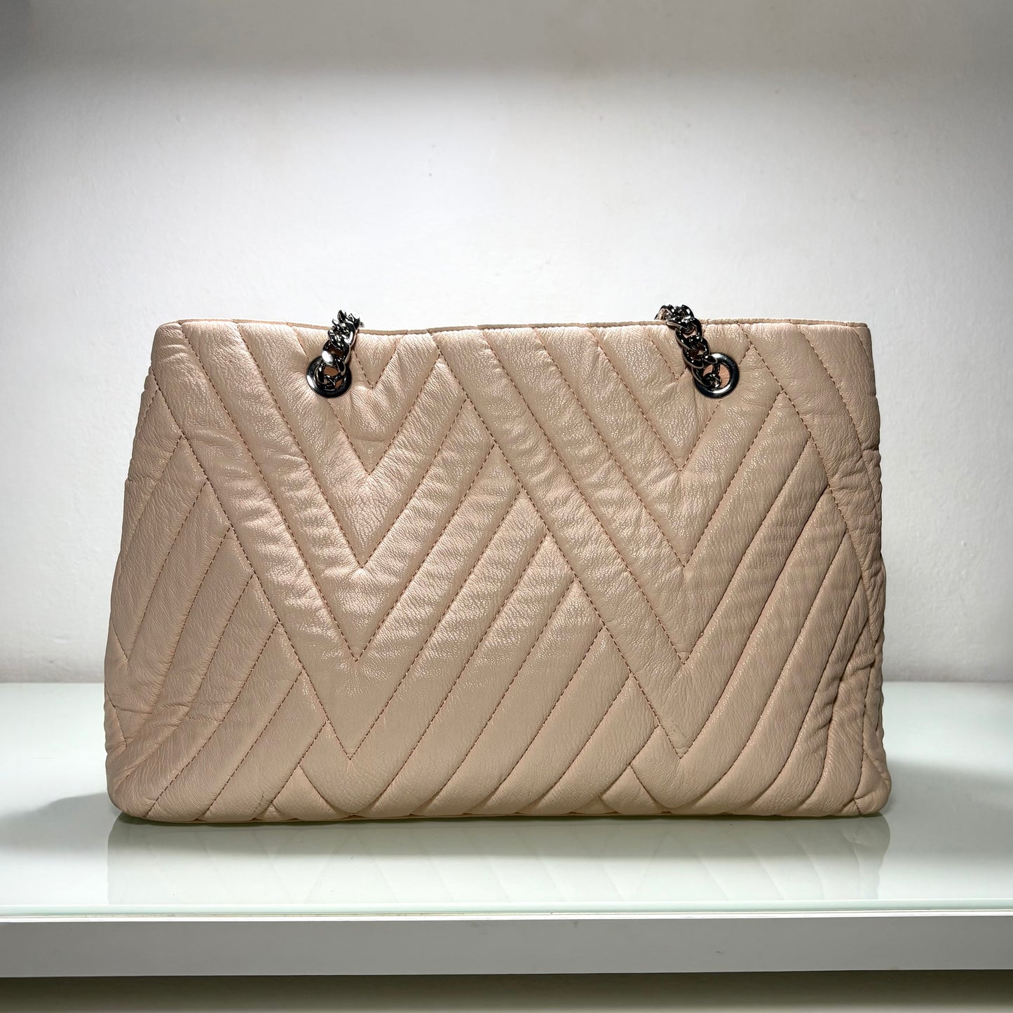 Armani Exchange Shopping bag nude