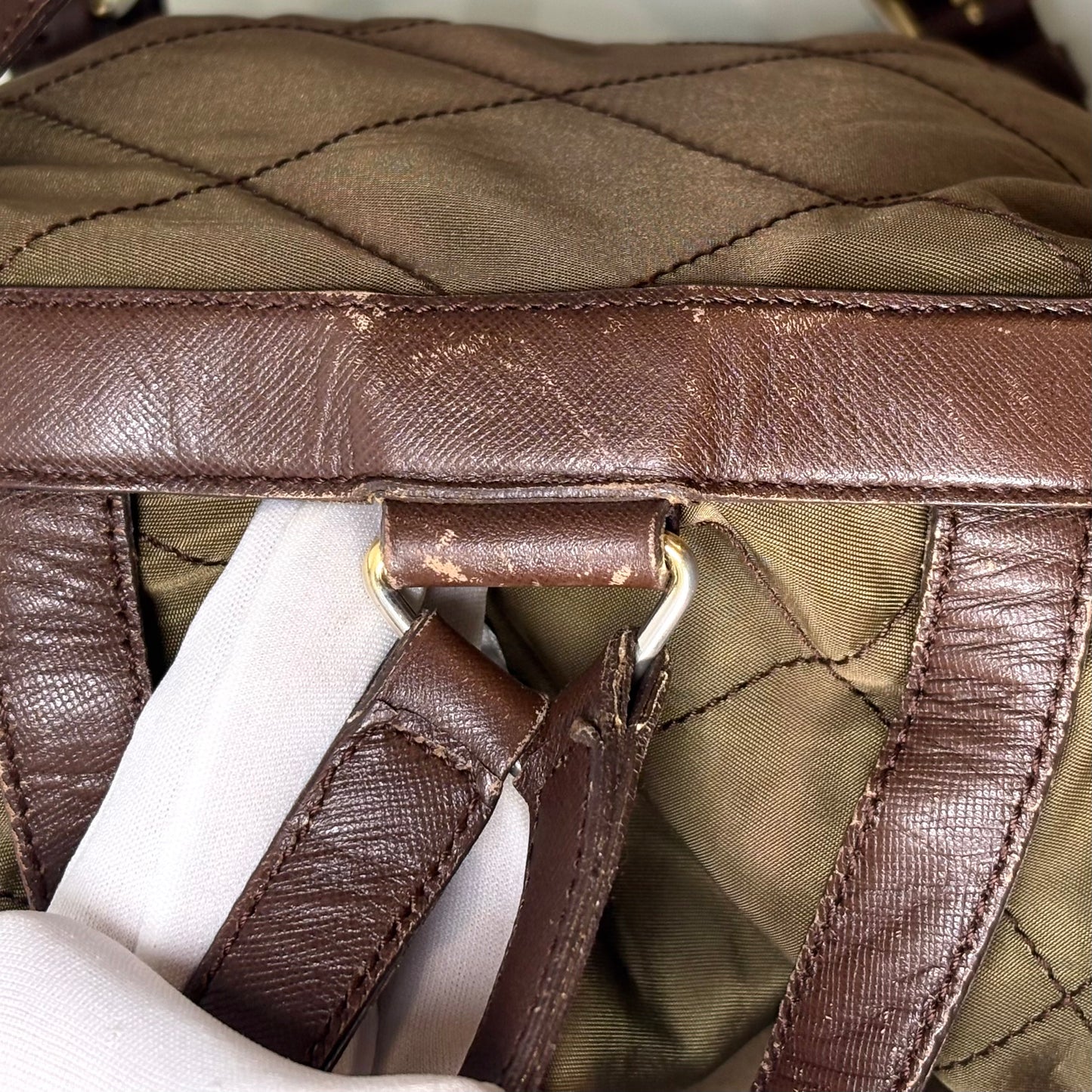 Prada BackPack Nylon Brown