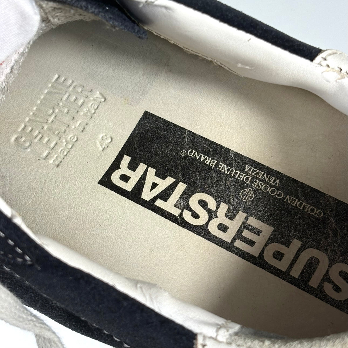 Golden goose Superstar nere con talloncini bianchi 43