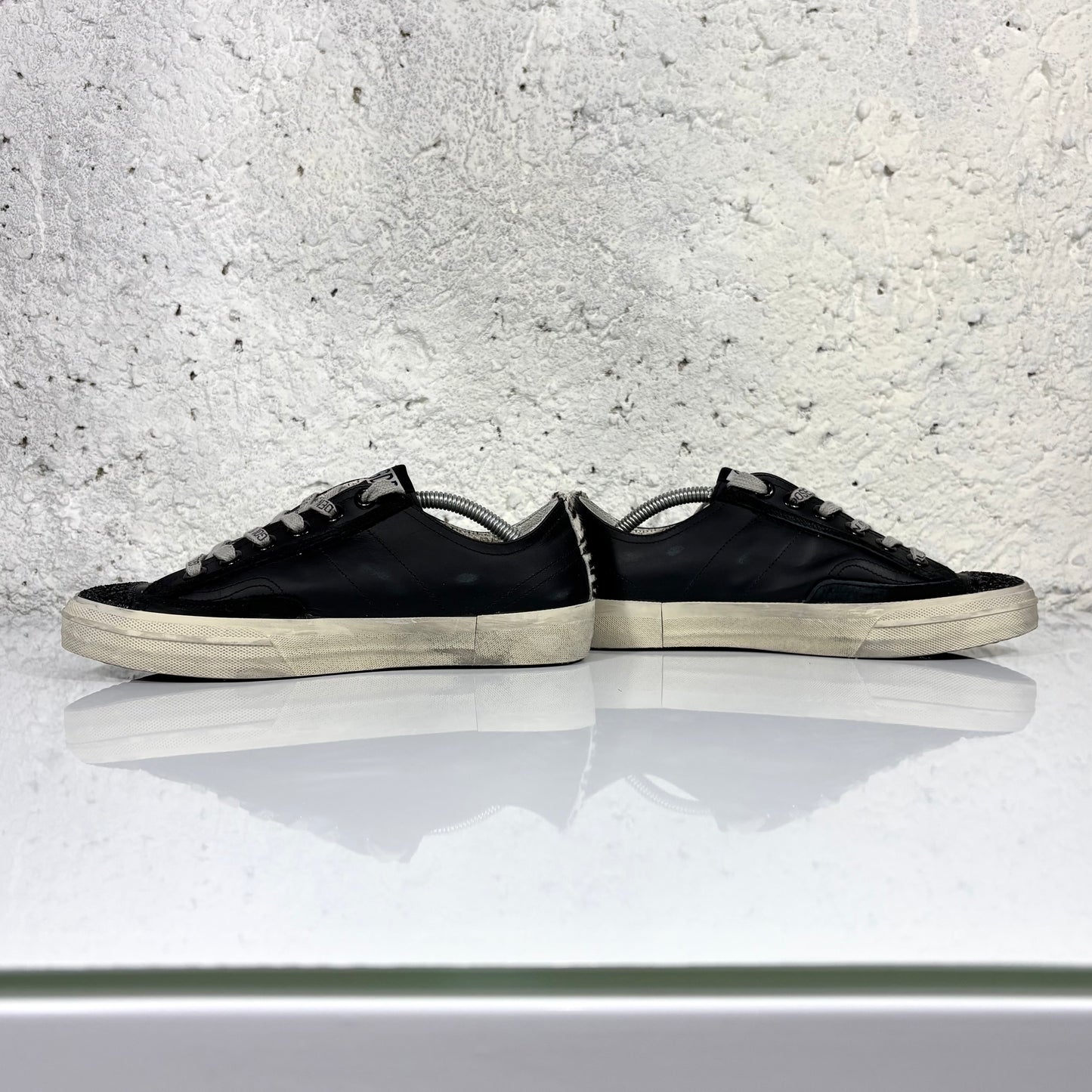 Golden goose V-Star 2 nere punta a paillettes 37