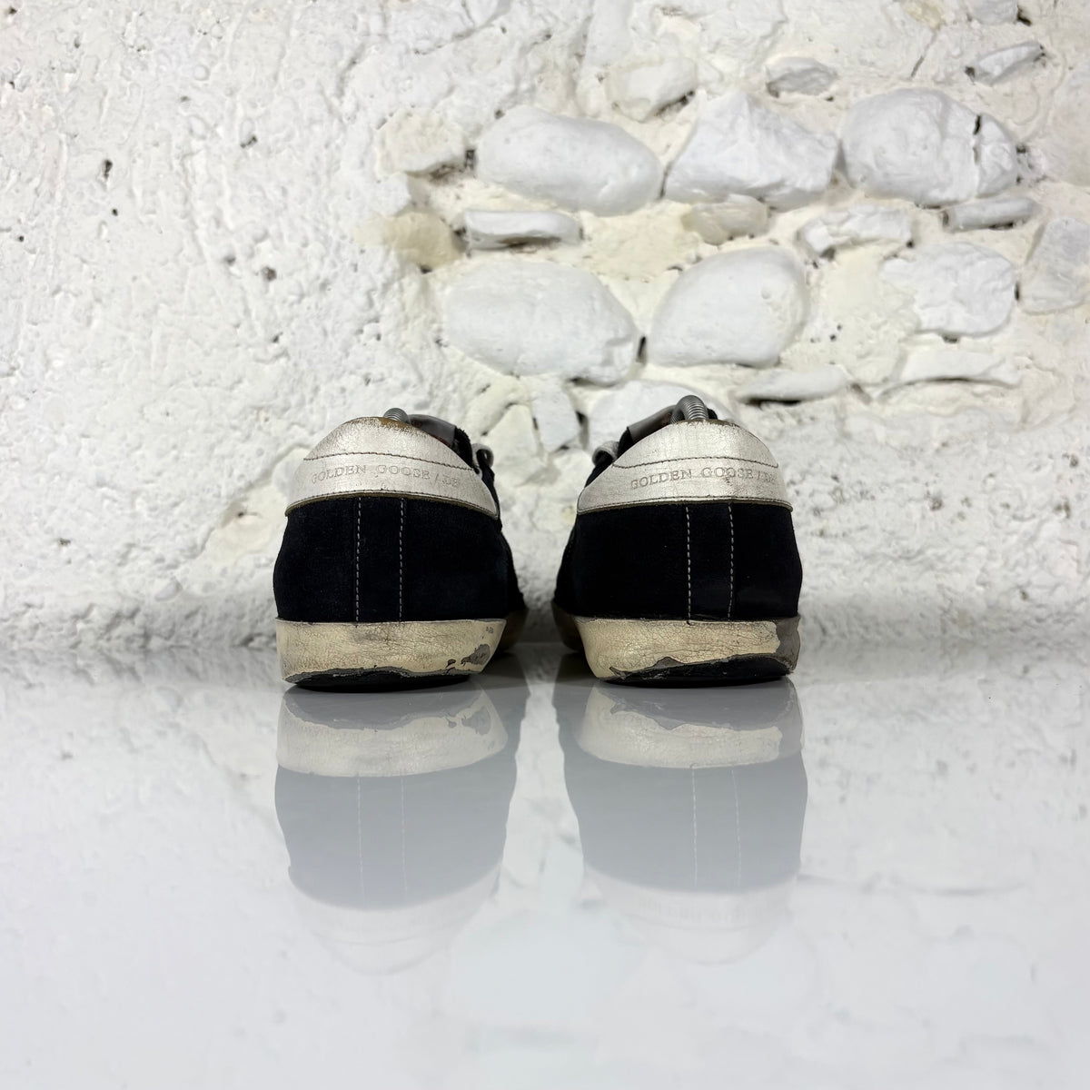 Golden goose Superstar nere con talloncini bianchi 43