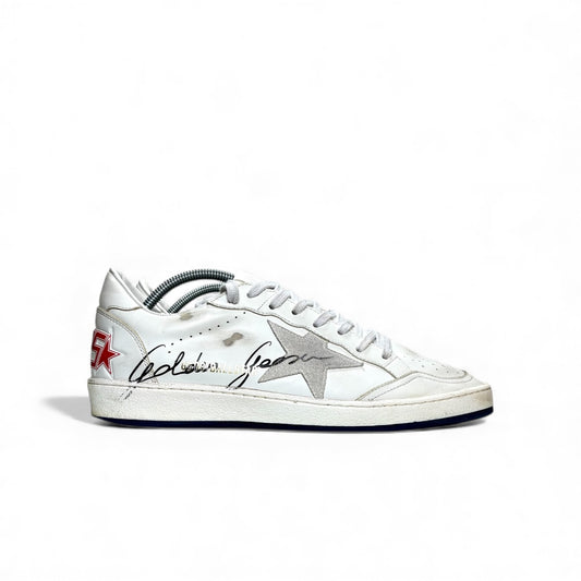 Golden goose ballstar bianco blu e rosso 40