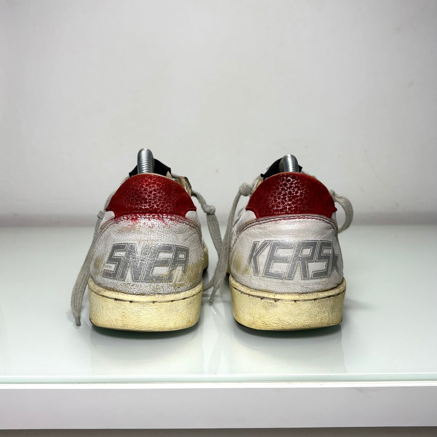 Golden goose Ballstar bianche e tallone rosso 37