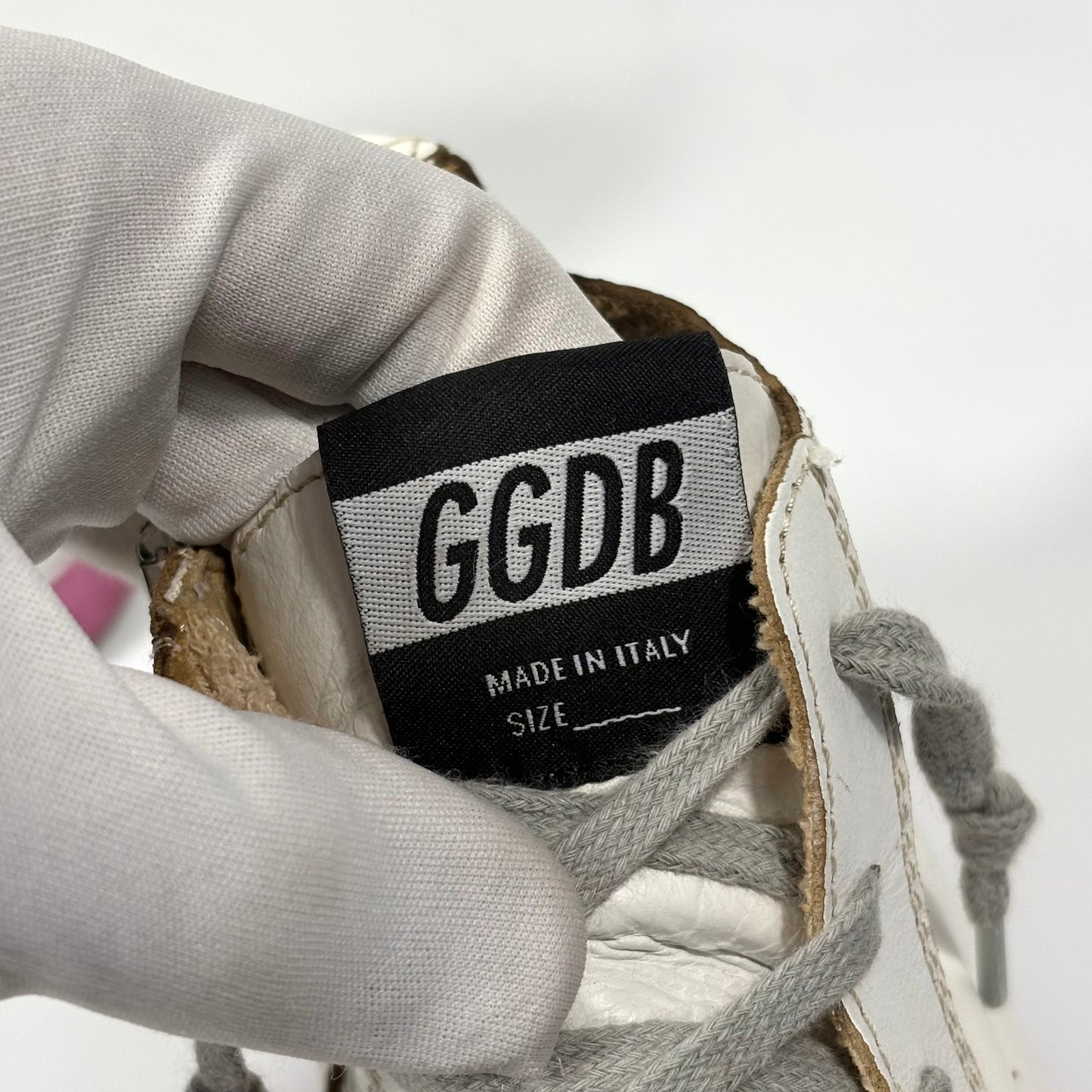 Golden goose Francy bianche e fucsia 38