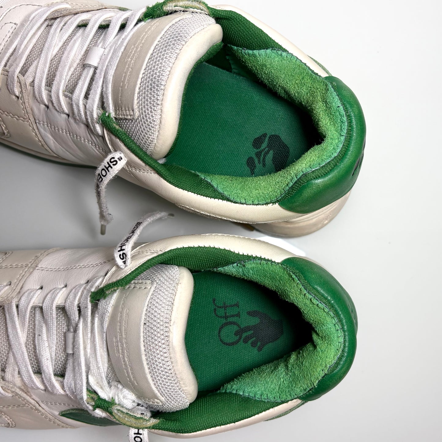 Off white Out of Office bianche e verdi 43