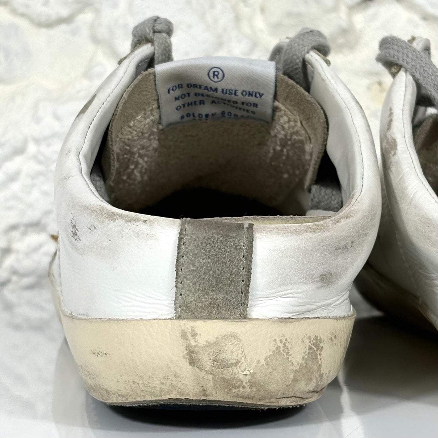 Golden goose Superstar bianche stella glitter 39