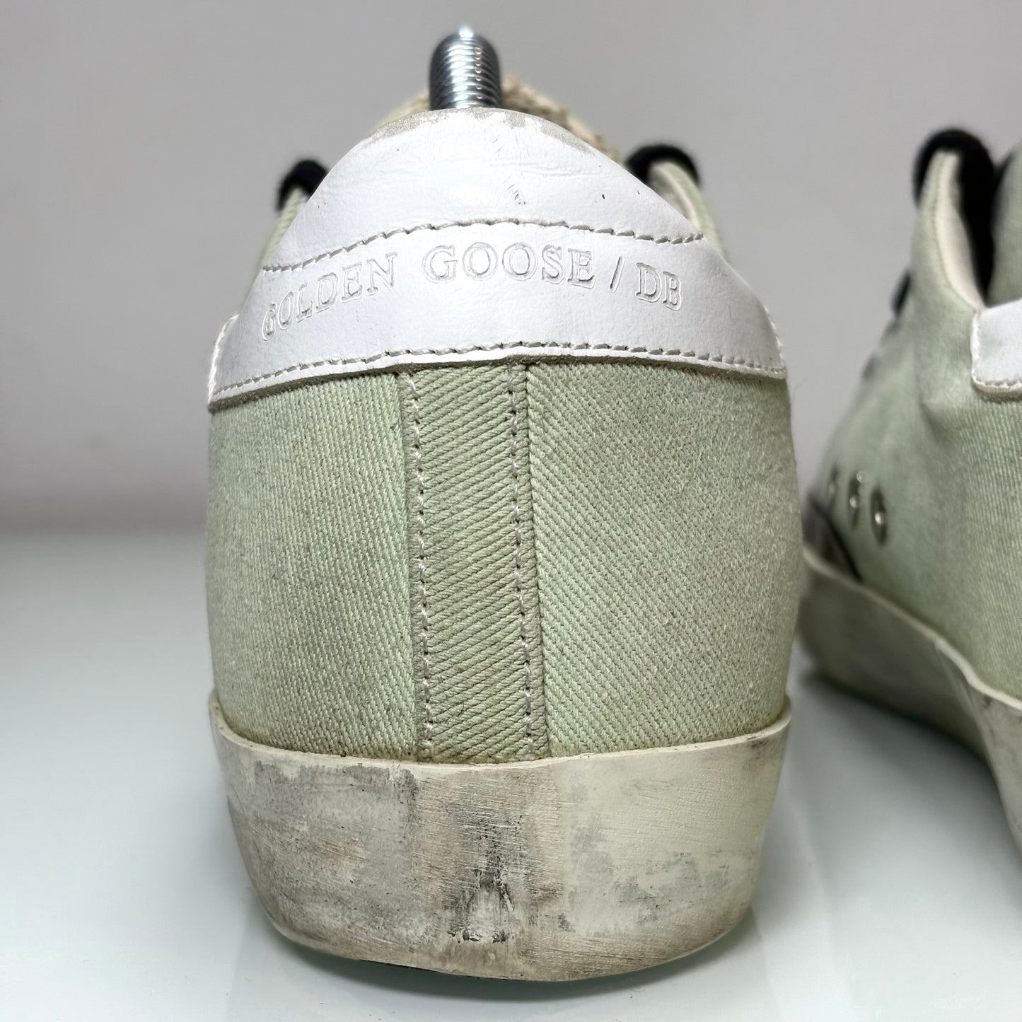 Golden goose Superstar grigio tessuto stella Argento 37