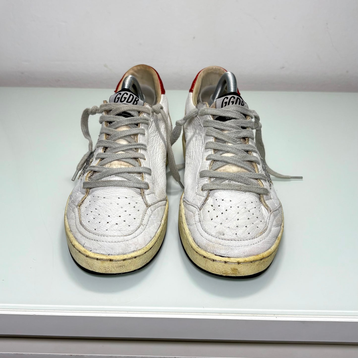 Golden goose Ballstar bianche e tallone rosso 37