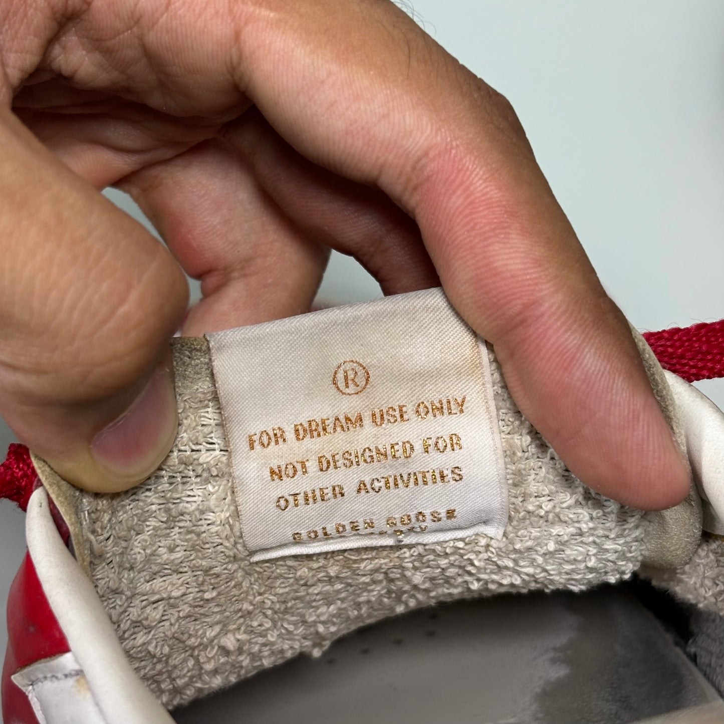 Golden goose Stardan bianche e rosse 42