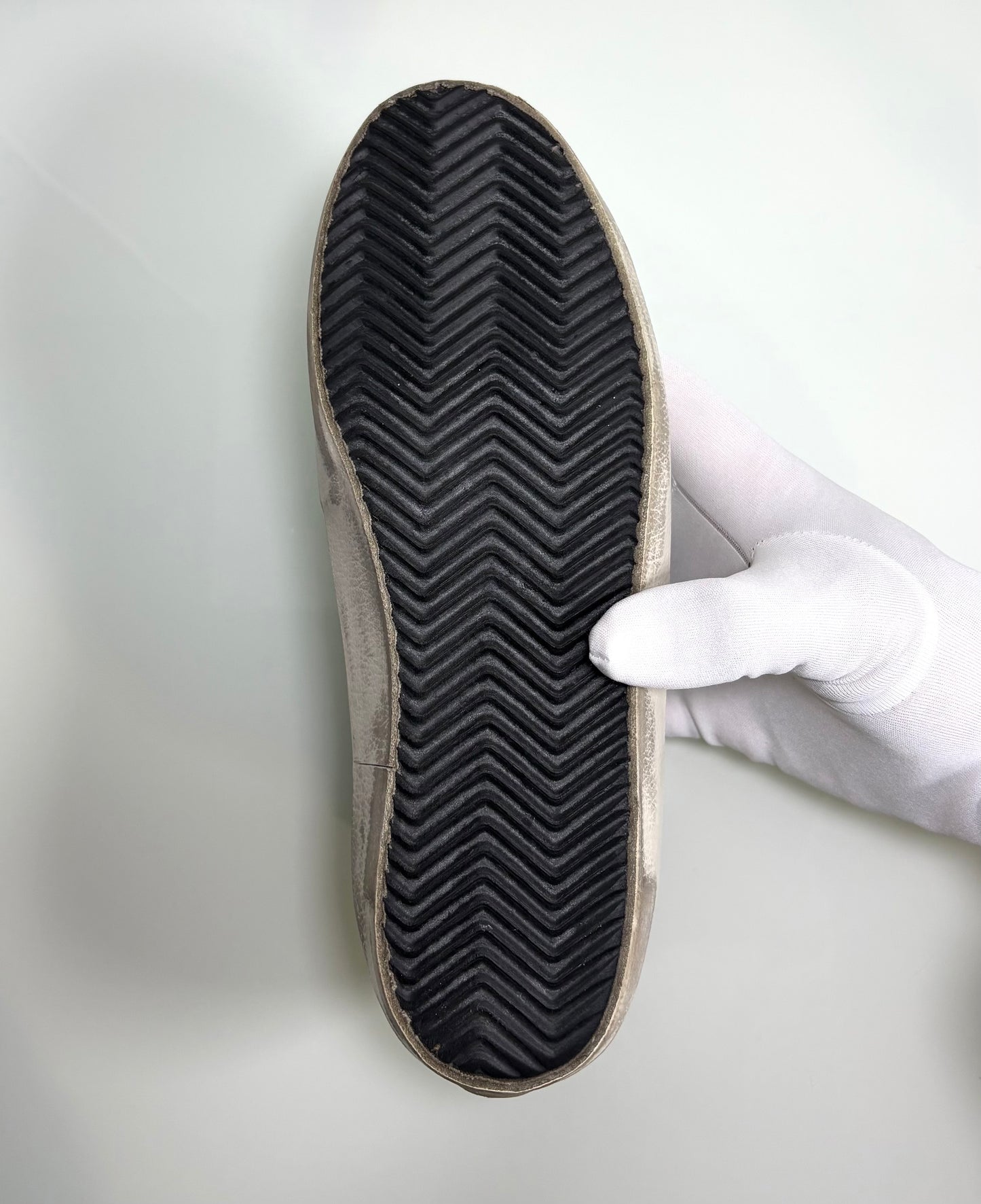 Golden goose Superstar bianche e lacci azzurri 38