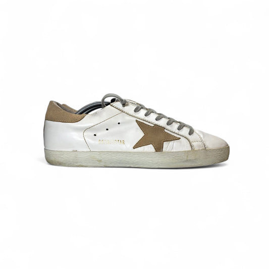 Golden goose Superstar bianco e sabbia 41