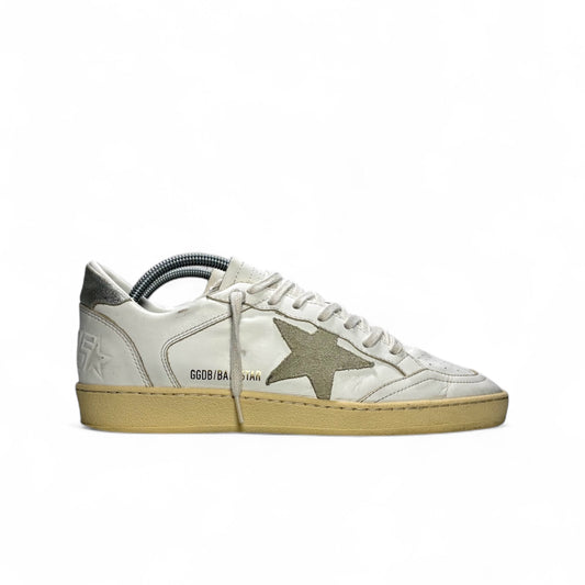 Golden goose Ballstar bianco e tallone argento 39