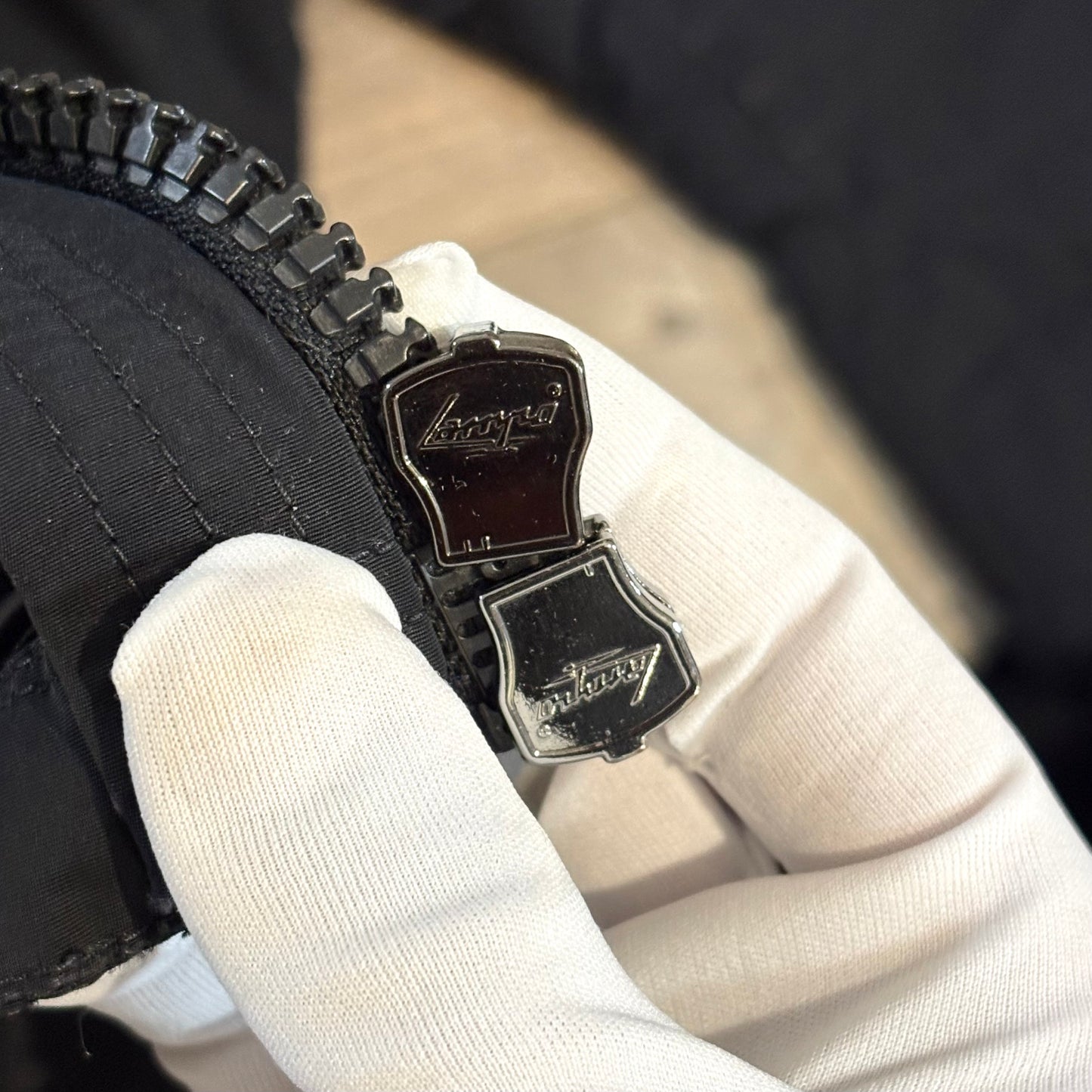 Moncler long nero con pelliccia XL