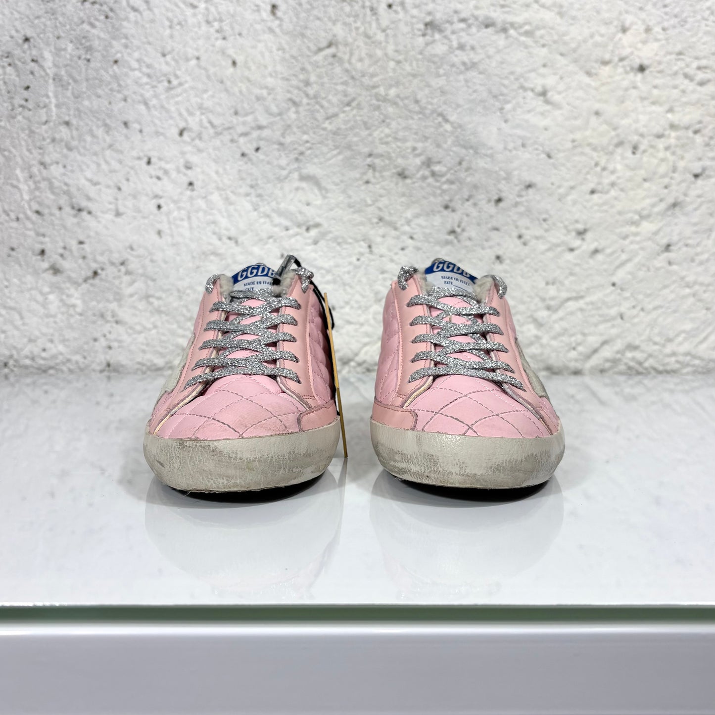 Golden goose Superstar rosa Soft shearling 38