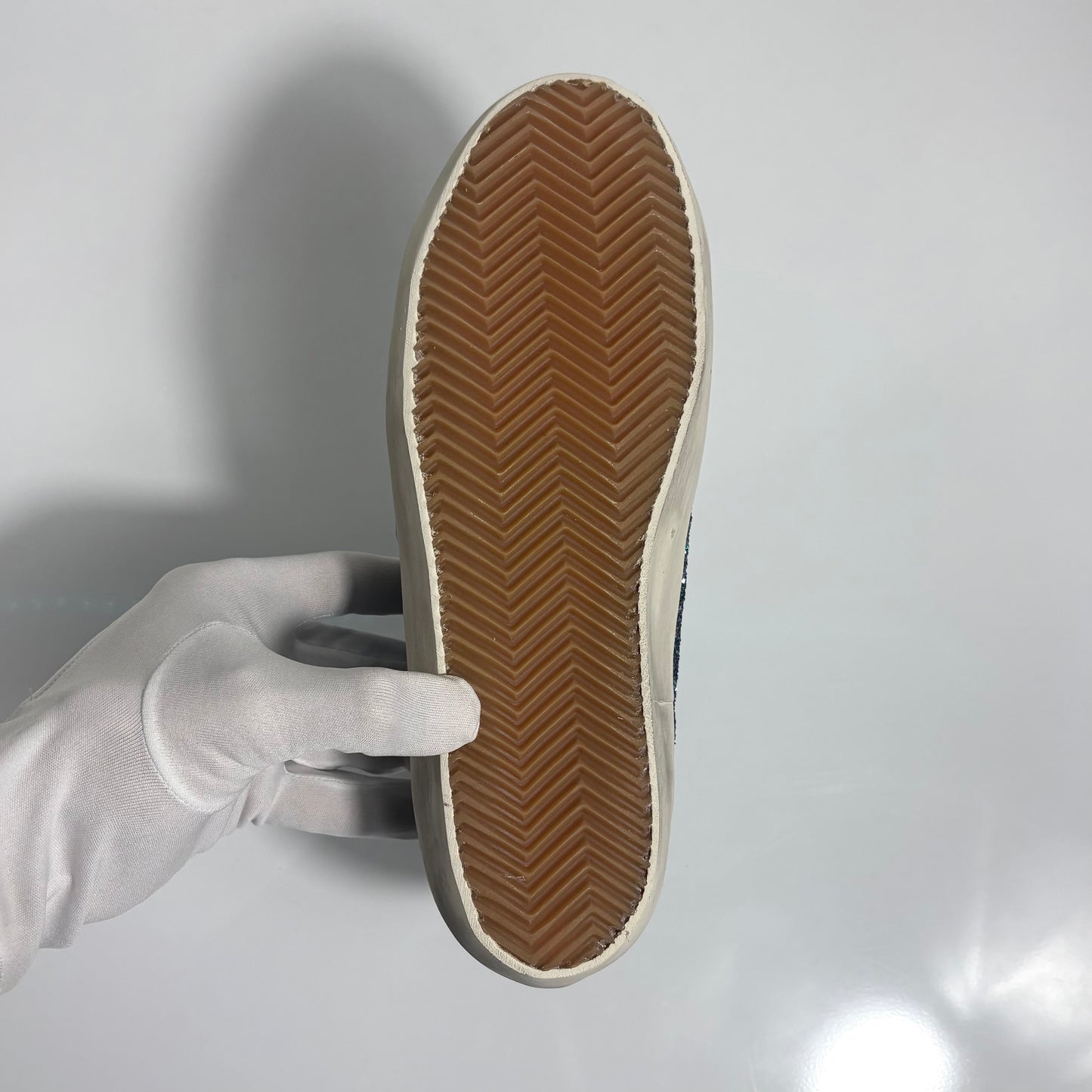 Golden goose Old School blu glitter 40 limited edition