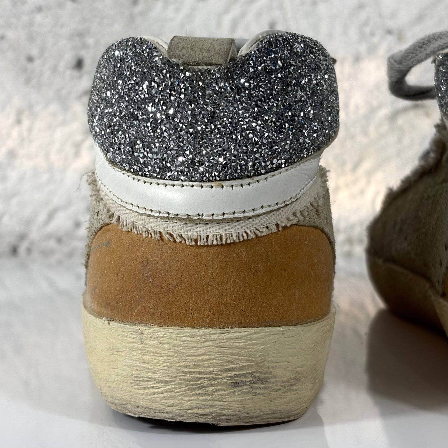 Golden goose Midstar “inverse” beige e bianche 38