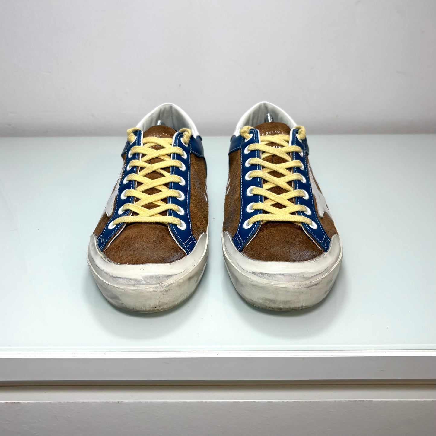 Golden goose Superstar- Penstar marrone/ blu 40